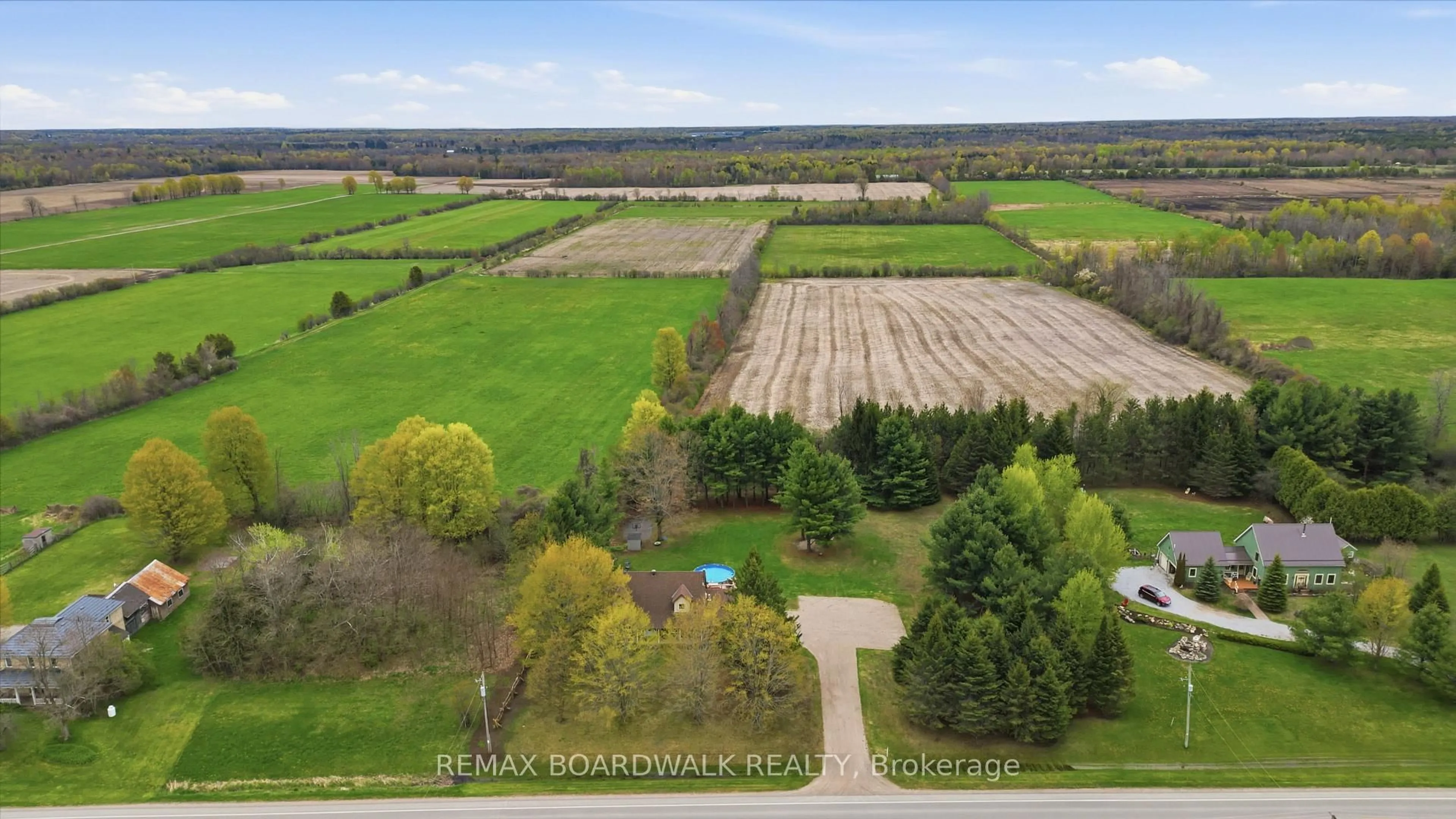 A pic from outside/outdoor area/front of a property/back of a property/a pic from drone, water/lake/river/ocean view for 1903 Christie Lake Rd, Perth Ontario K7H 3C6