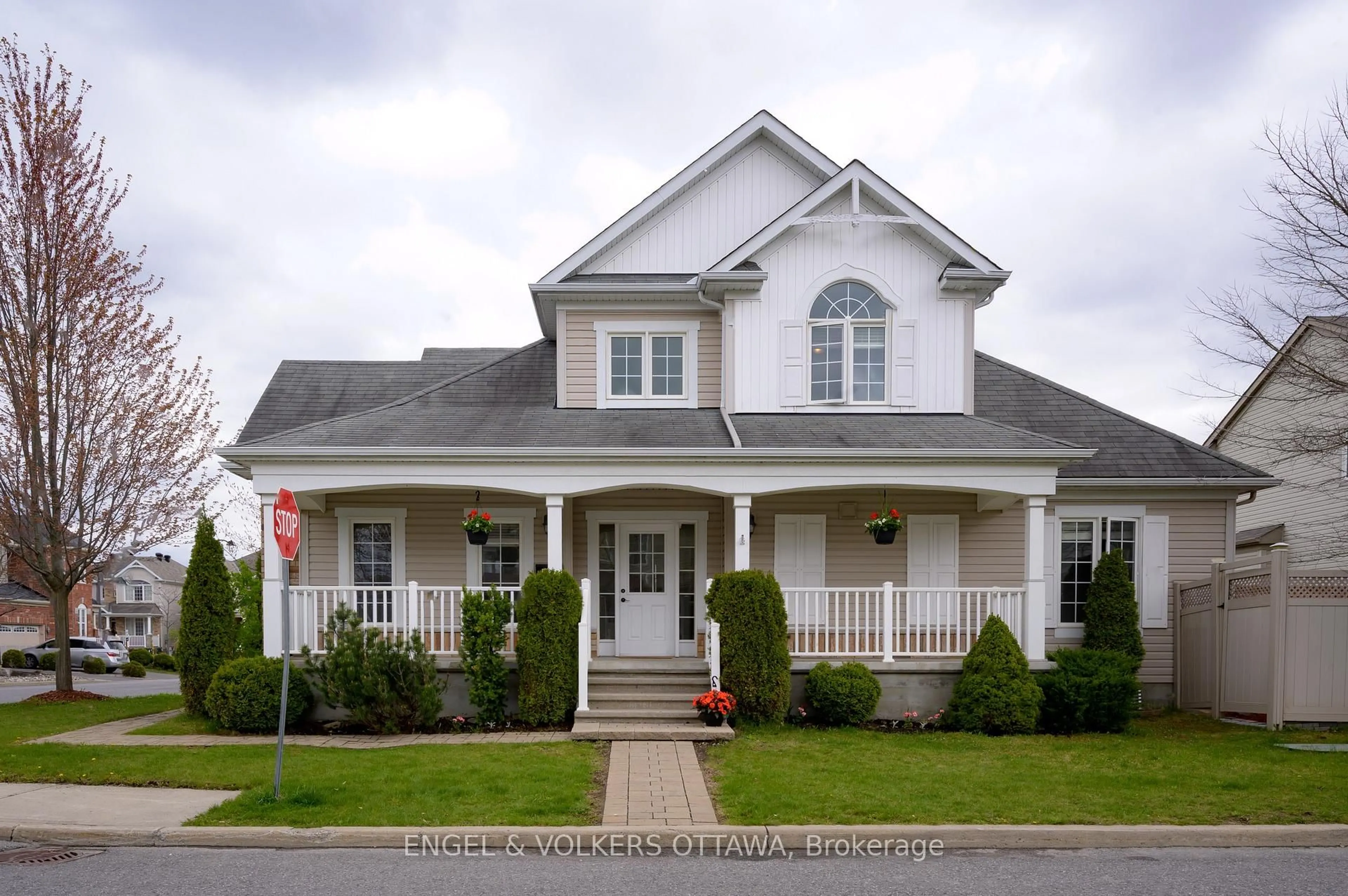 Home with vinyl exterior material, street for 106 Forest Water Way, Ottawa Ontario K2J 3V3