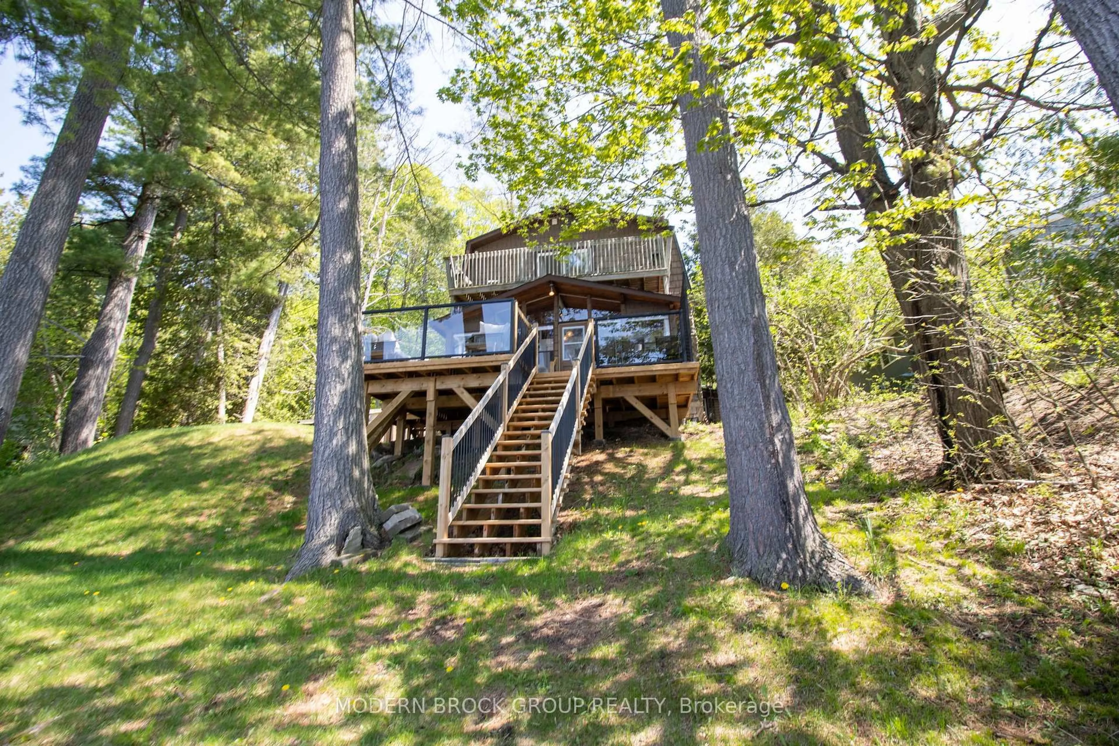 Patio, water/lake/river/ocean view for 736 Cedar Park Lane, Athens Ontario K0E 1B0