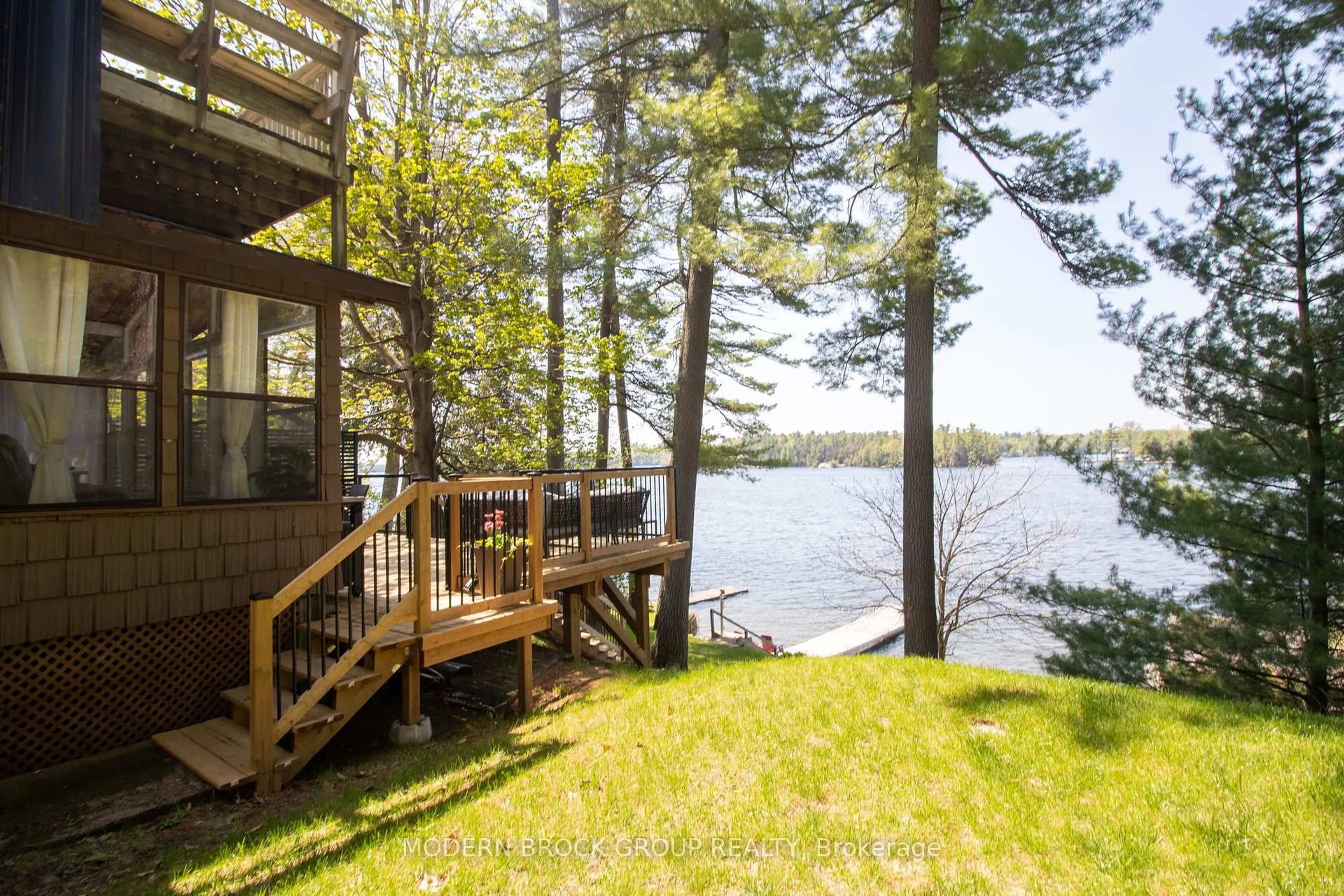 Patio, water/lake/river/ocean view for 736 Cedar Park Lane, Athens Ontario K0E 1B0