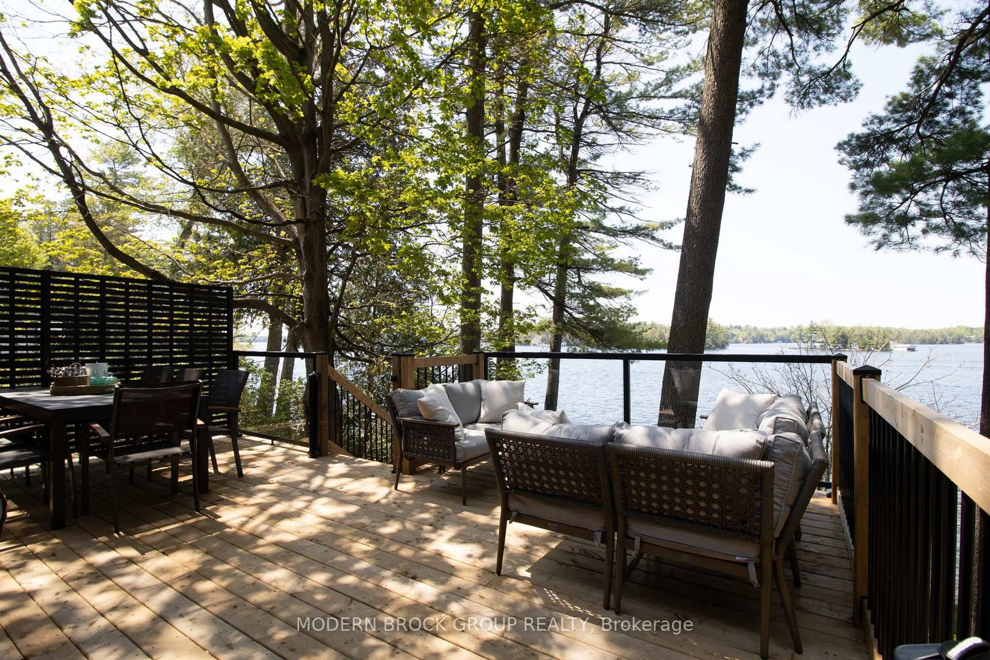 Patio, water/lake/river/ocean view for 736 Cedar Park Lane, Athens Ontario K0E 1B0