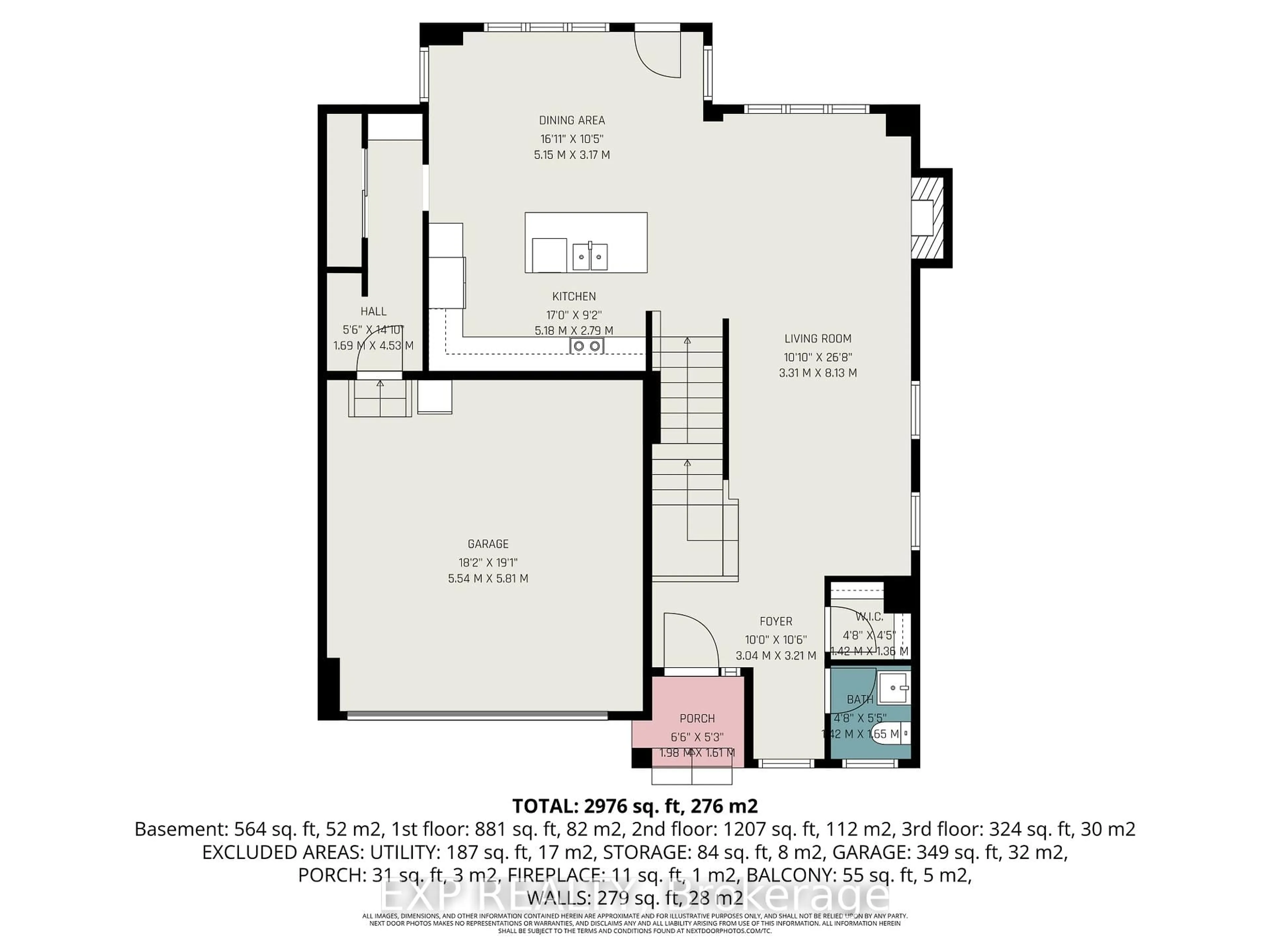 Floor plan for 233 Conservancy Dr, Ottawa Ontario K2J 7M5
