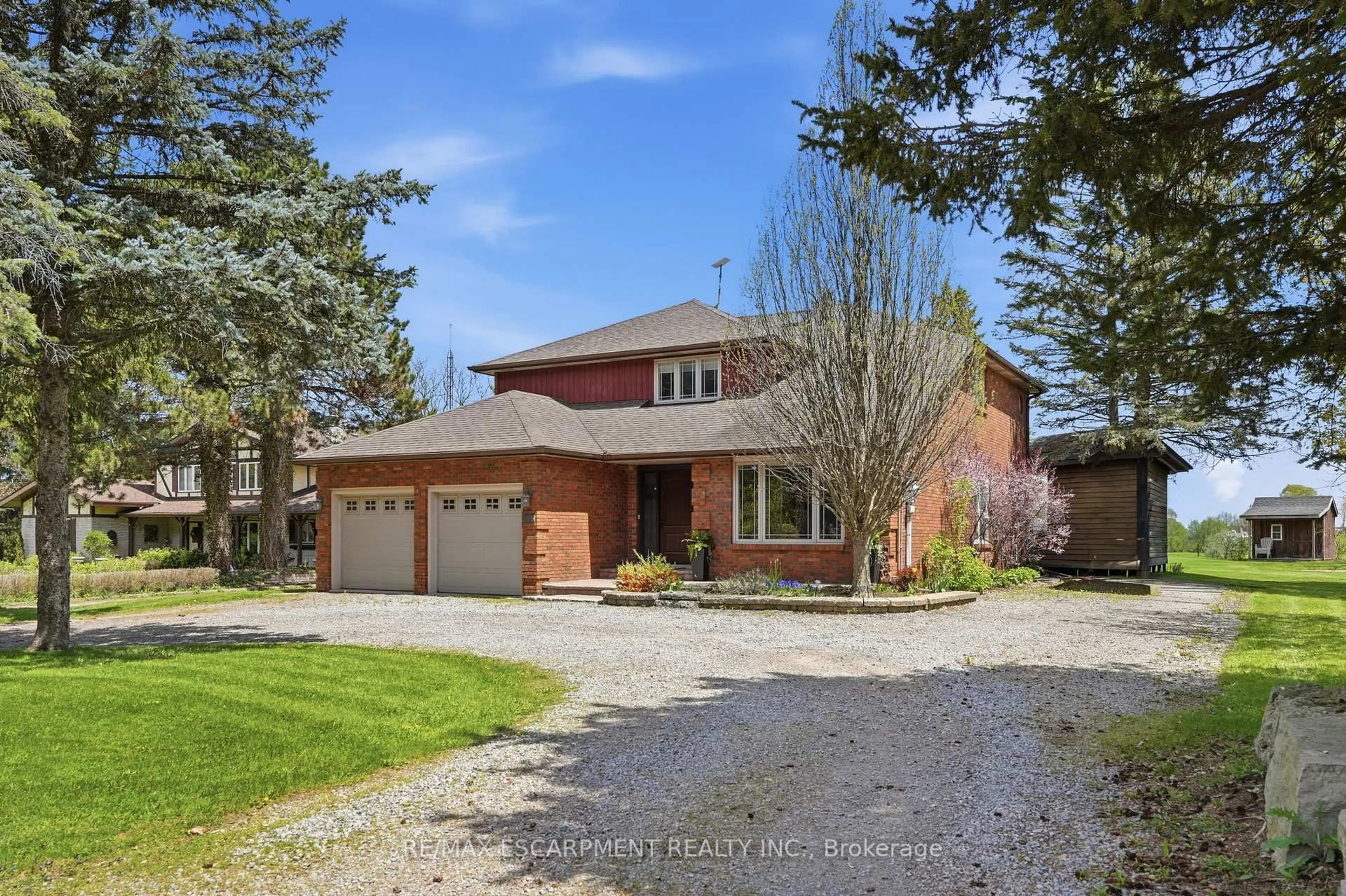 Home with brick exterior material, street for 108 Highway 52, Hamilton Ontario L0R 1T0