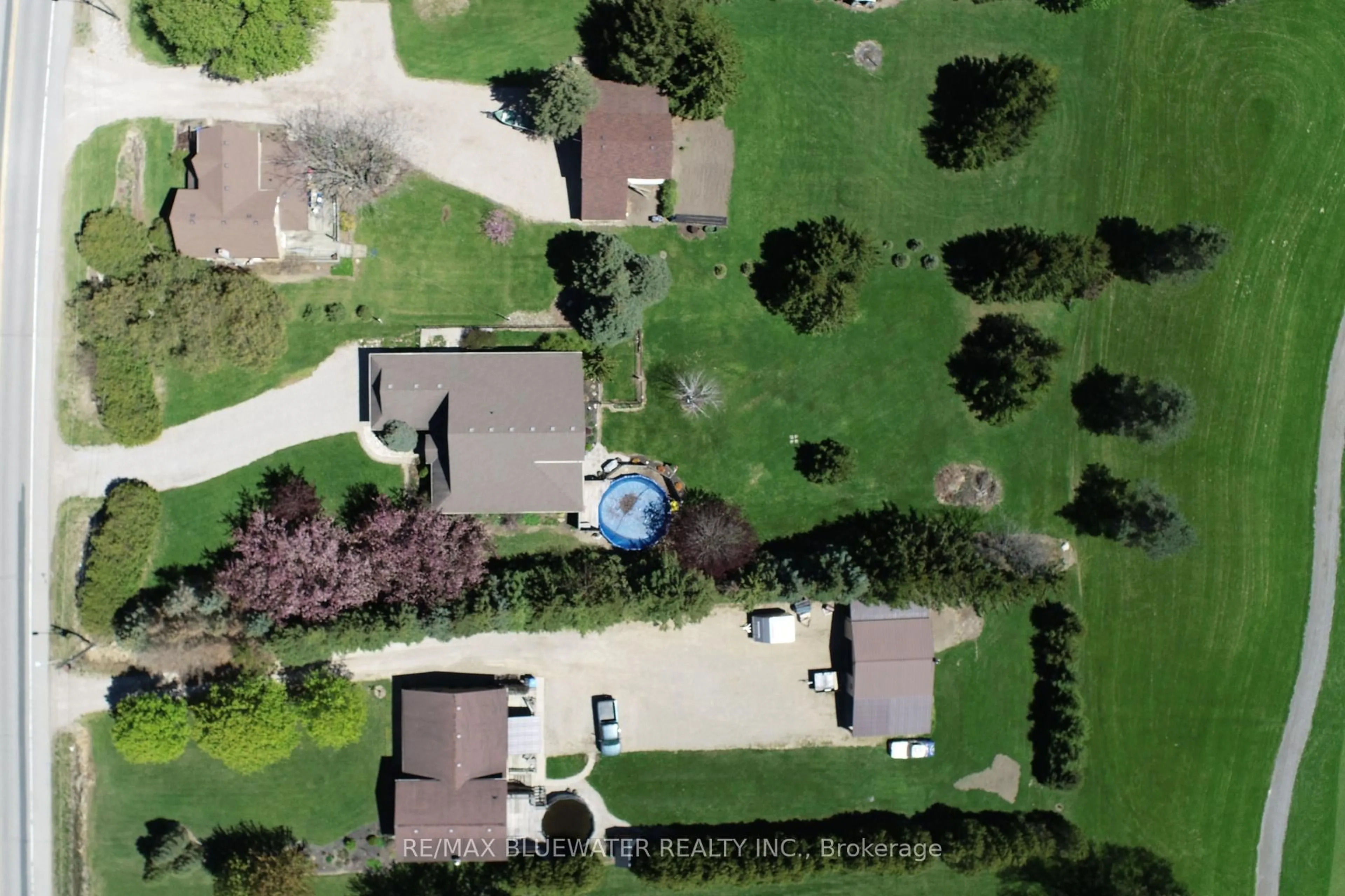 A pic from outside/outdoor area/front of a property/back of a property/a pic from drone, street for 295 Main St, Lambton Shores Ontario N0M 2N0
