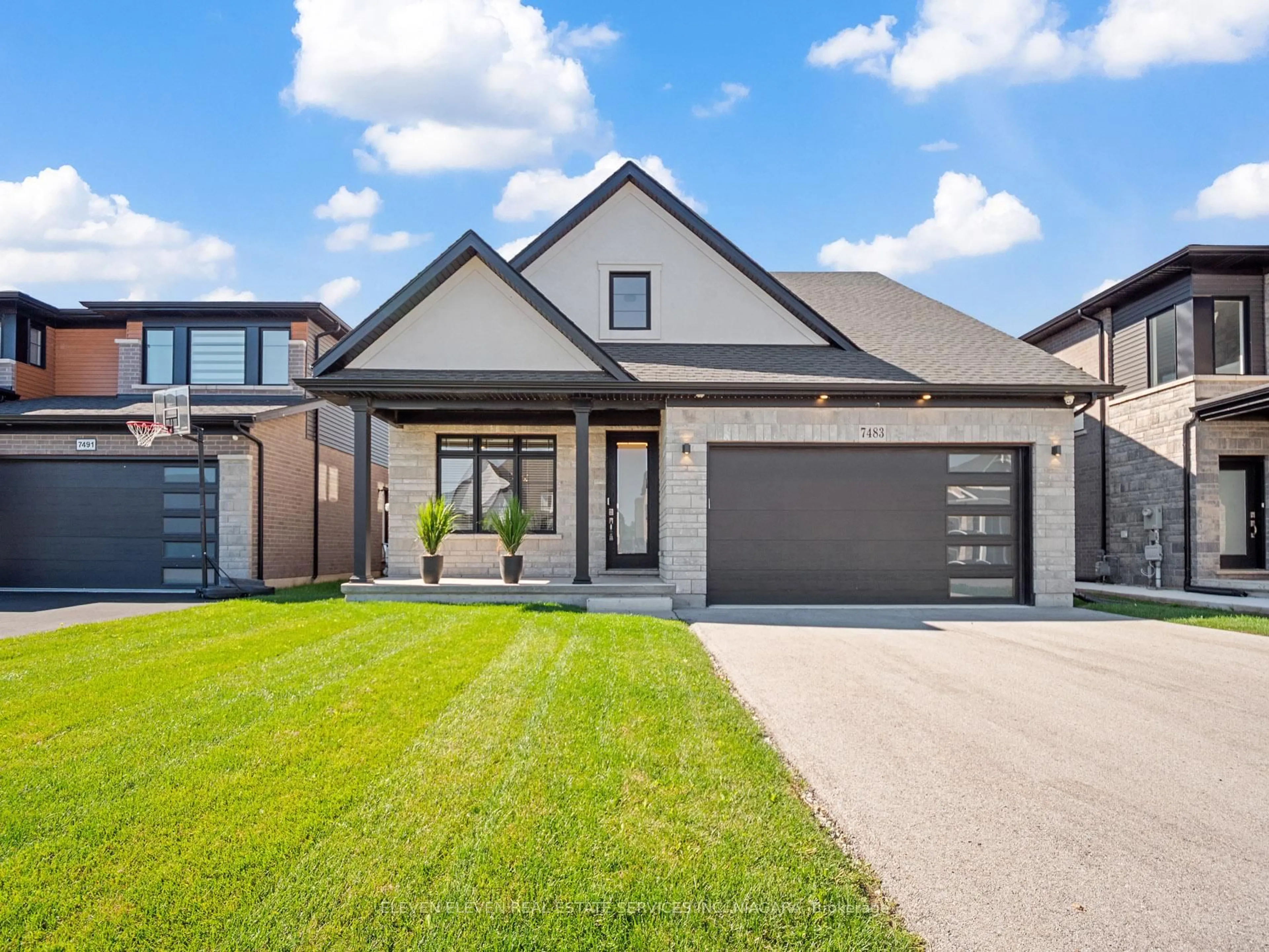 Home with brick exterior material, street for 7483 Sherrilee Cres, Niagara Falls Ontario L2H 3T4