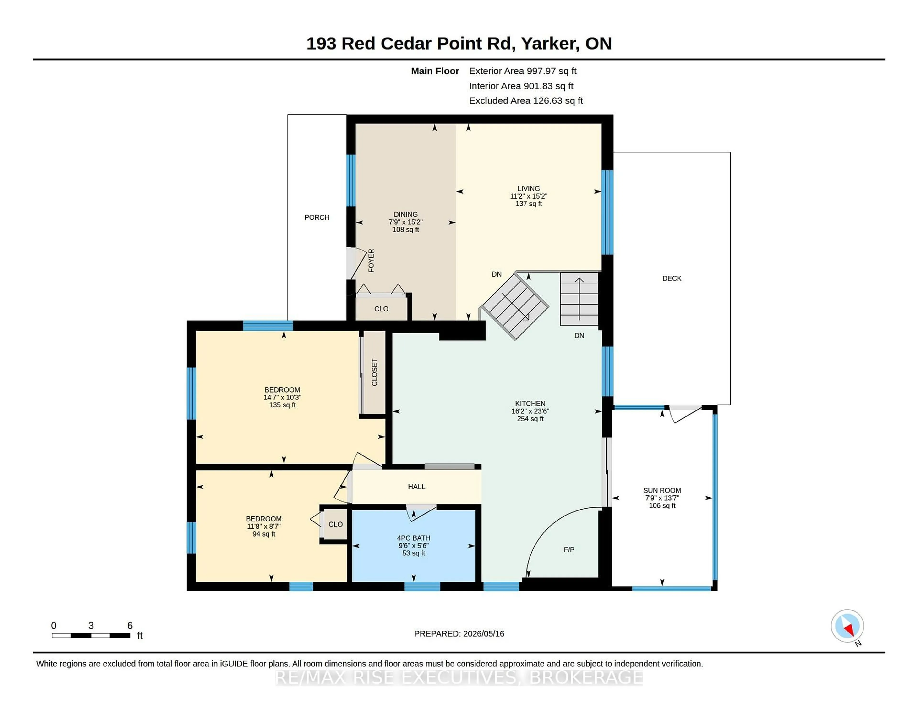 Floor plan for 193 Red Cedar Point Rd, Yarker Ontario K0K 3N0