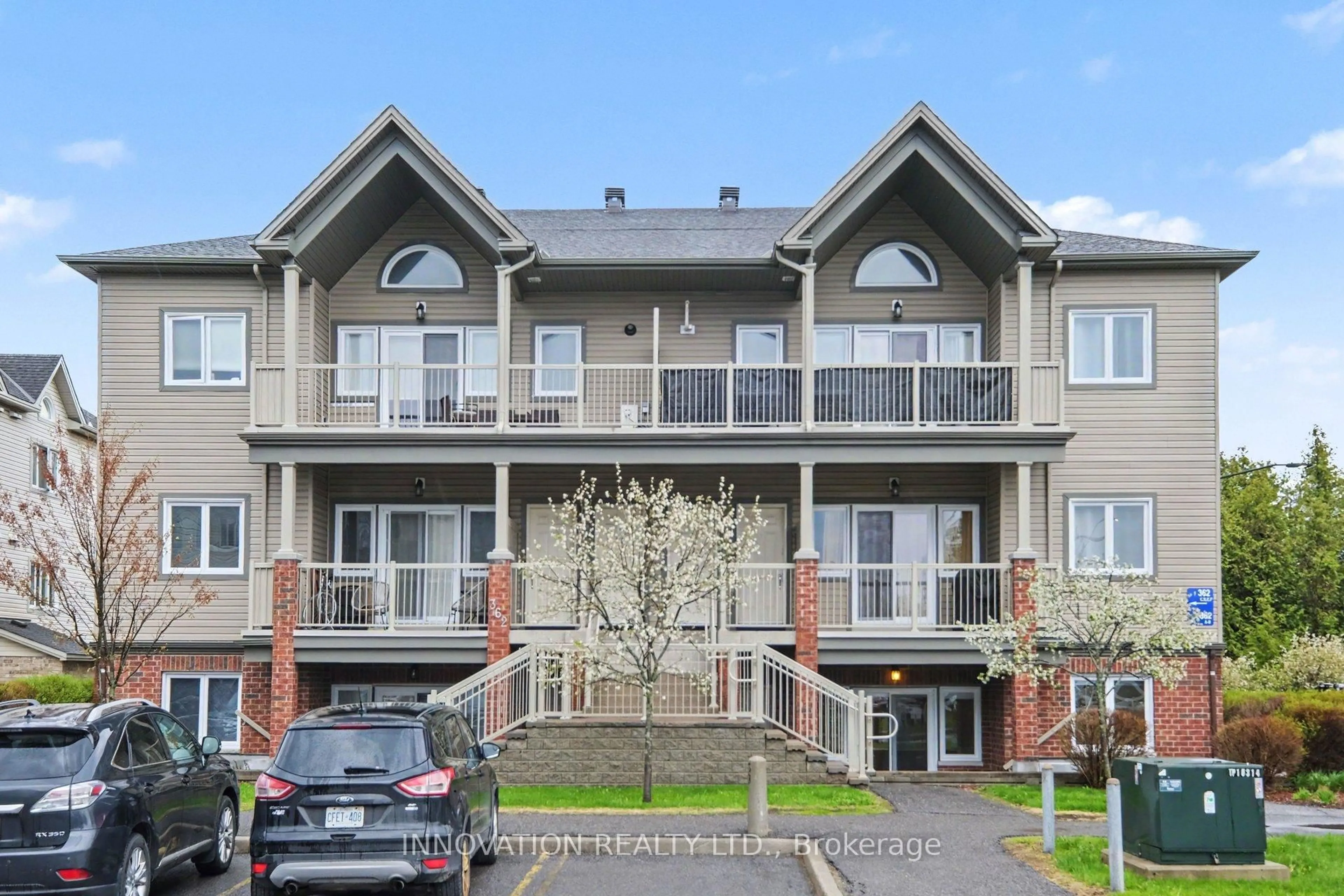 A pic from outside/outdoor area/front of a property/back of a property/a pic from drone, unknown for 362B Wood Acres Grve, Ottawa Ontario K1T 0M7
