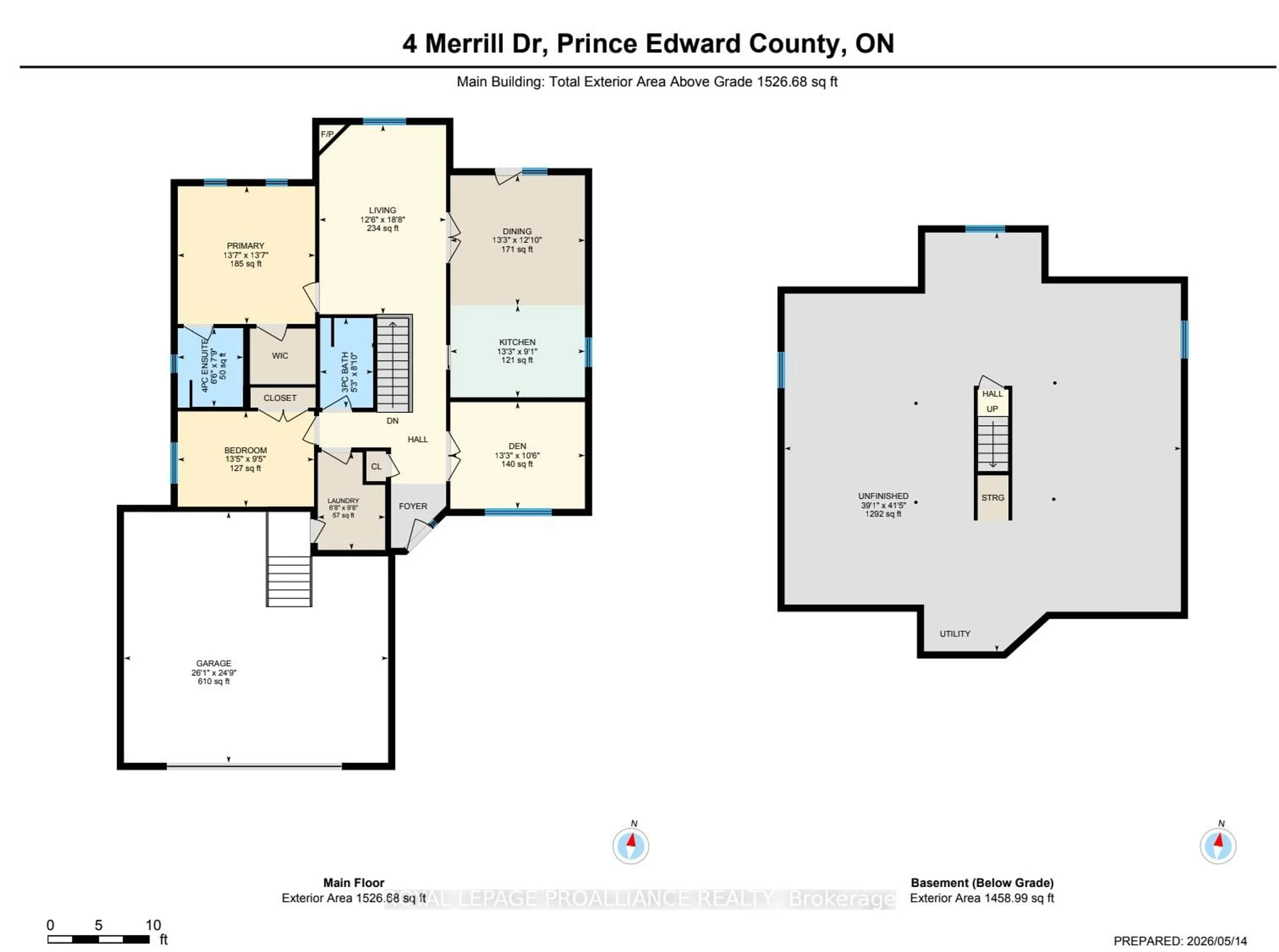 Floor plan for 4 Merrill Dr, Prince Edward County Ontario K0K 3L0
