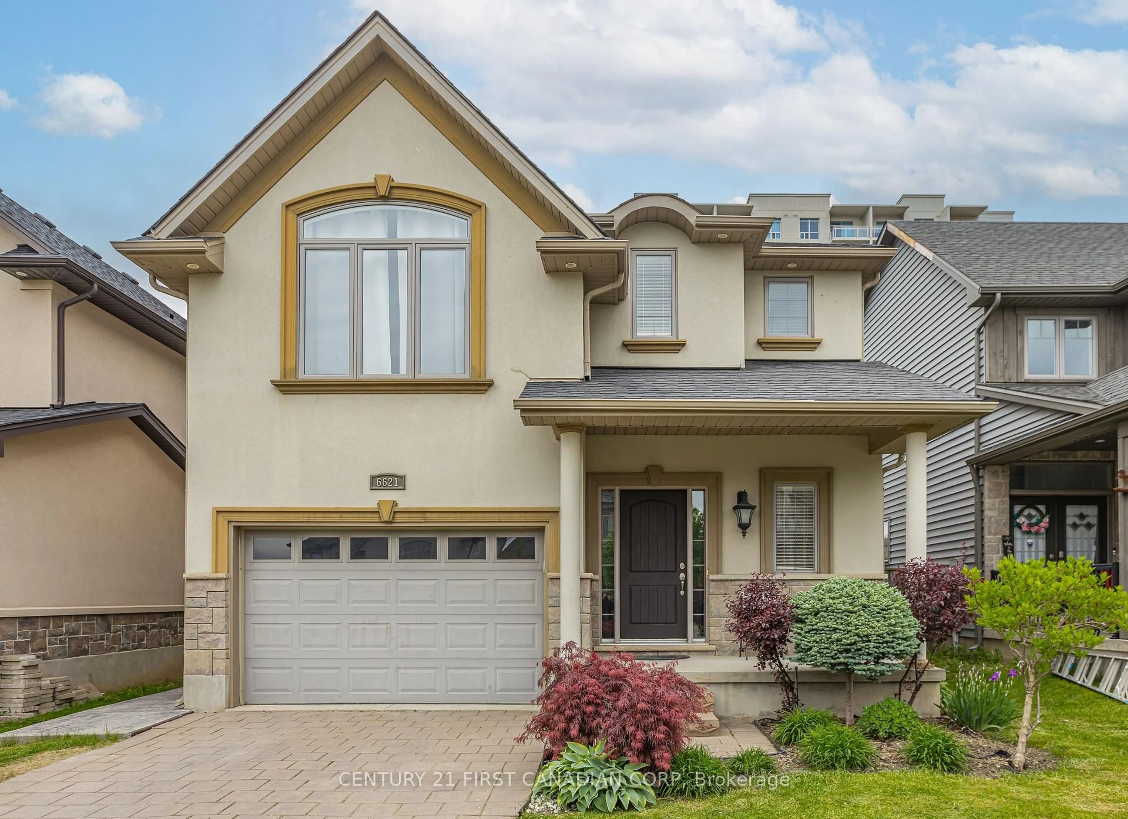Home with vinyl exterior material, street for 6621 Navin Cres, London South Ontario N6P 0B6