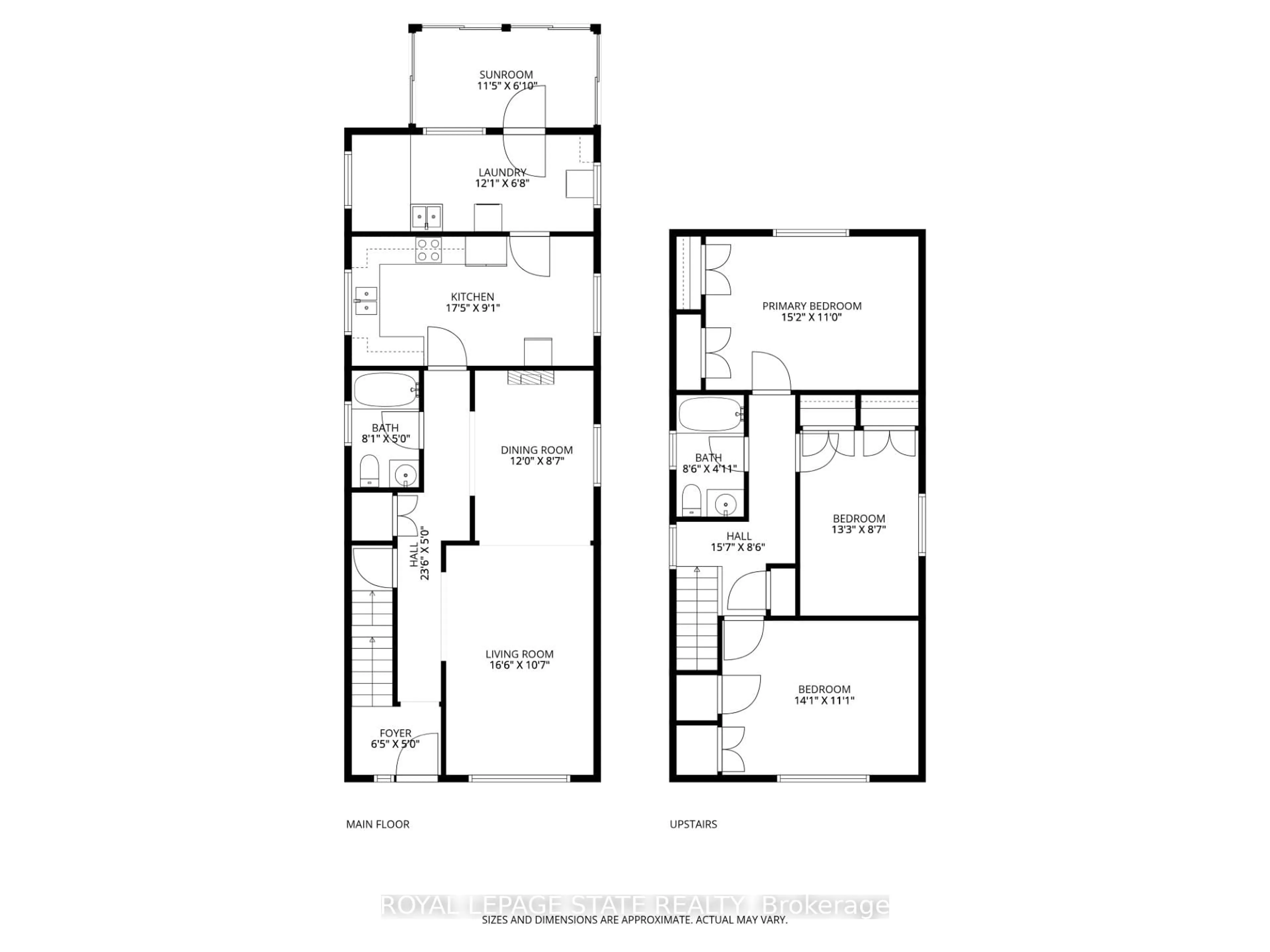 Floor plan for 1385 Barton St, Hamilton Ontario L8H 2W4