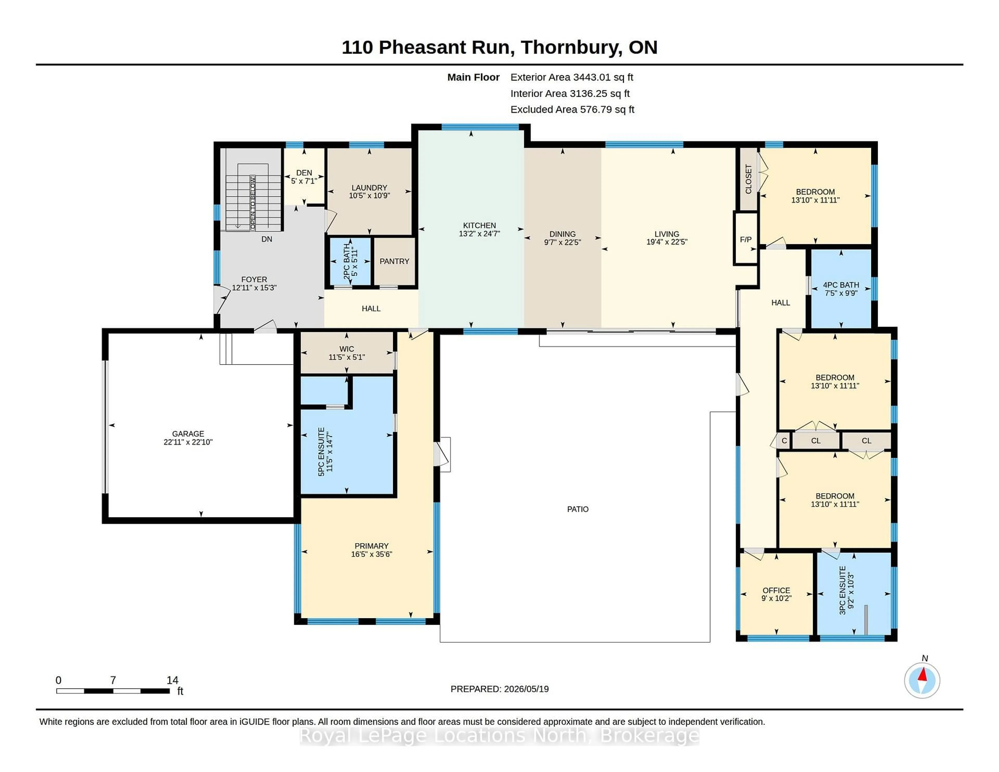 Floor plan for 110 Pheasant Ru, Blue Mountains Ontario N0H 2P0