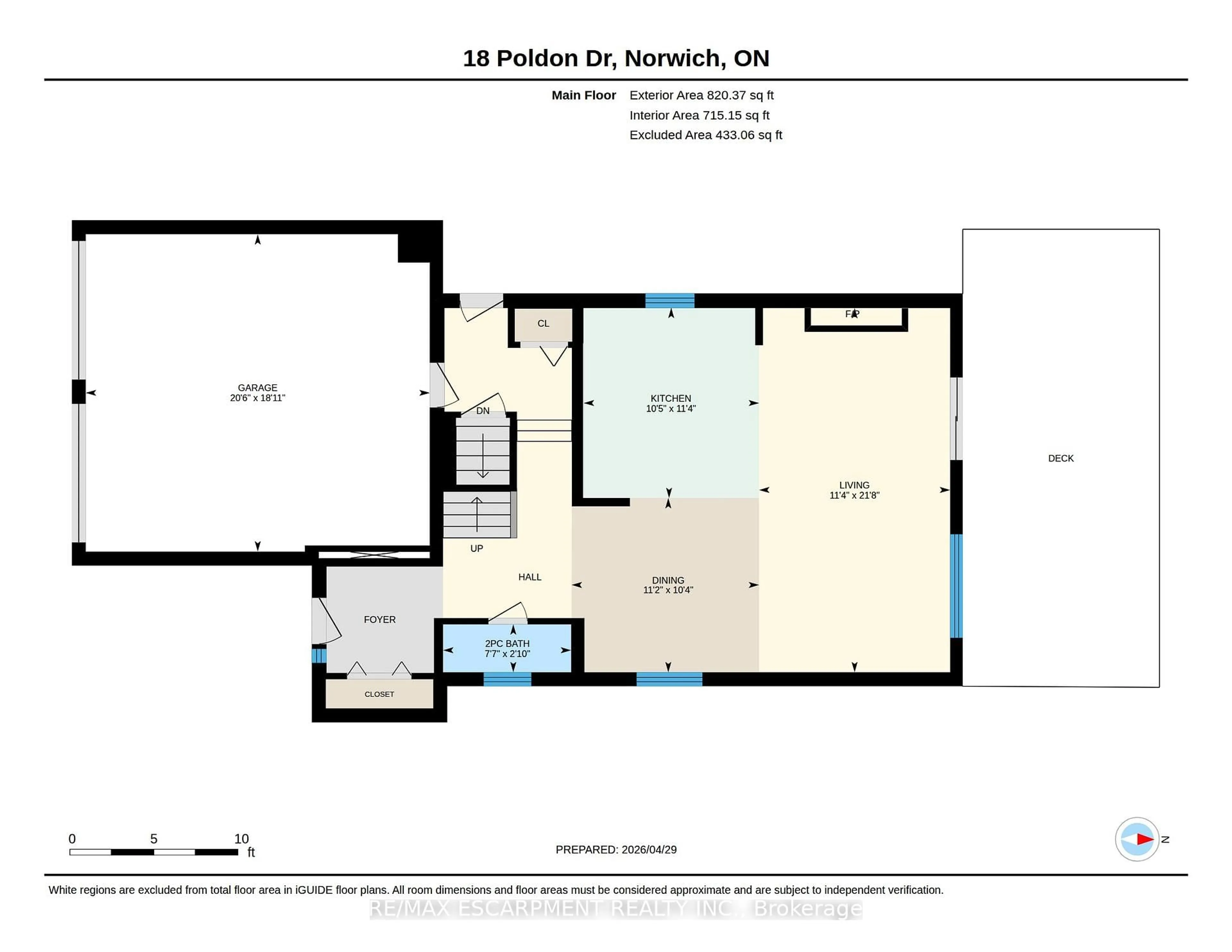 Floor plan for 18 Poldon Dr, Norwich Ontario N0J 1P0