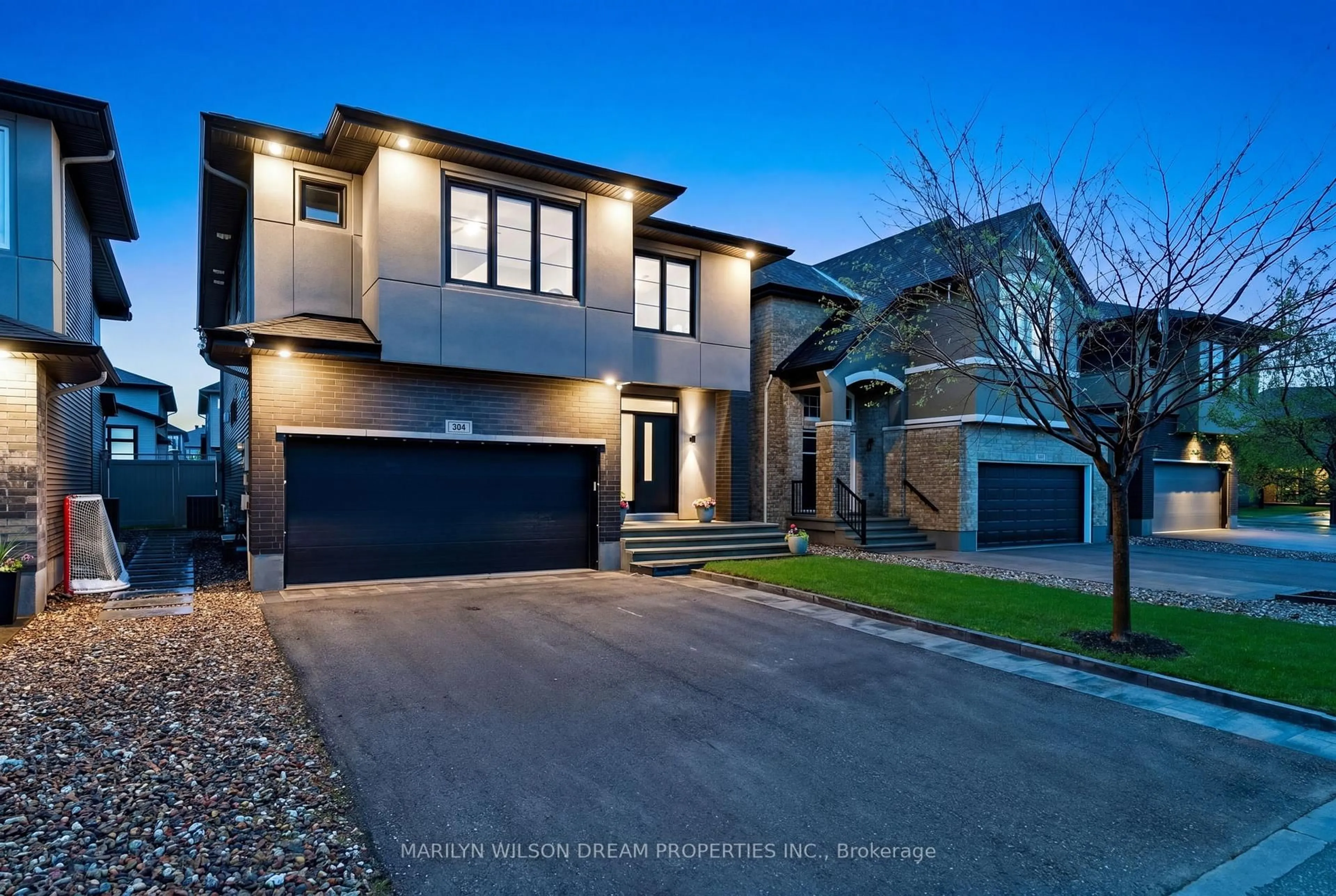Home with brick exterior material, street for 304 Andalusian Cres, Ottawa Ontario K2V 0C2