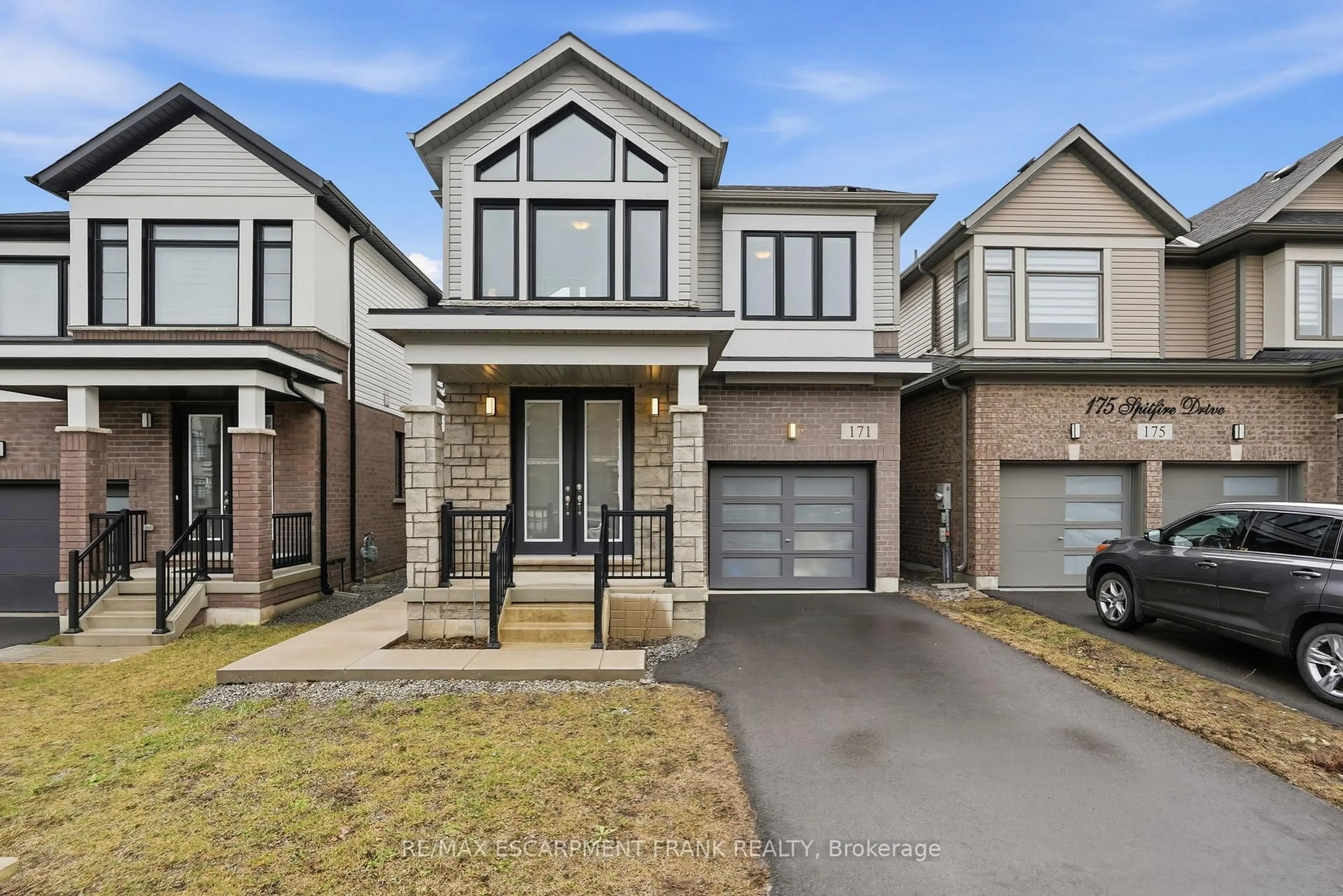 Home with brick exterior material, street for 171 Spitfire Dr, Hamilton Ontario L0R 1W0