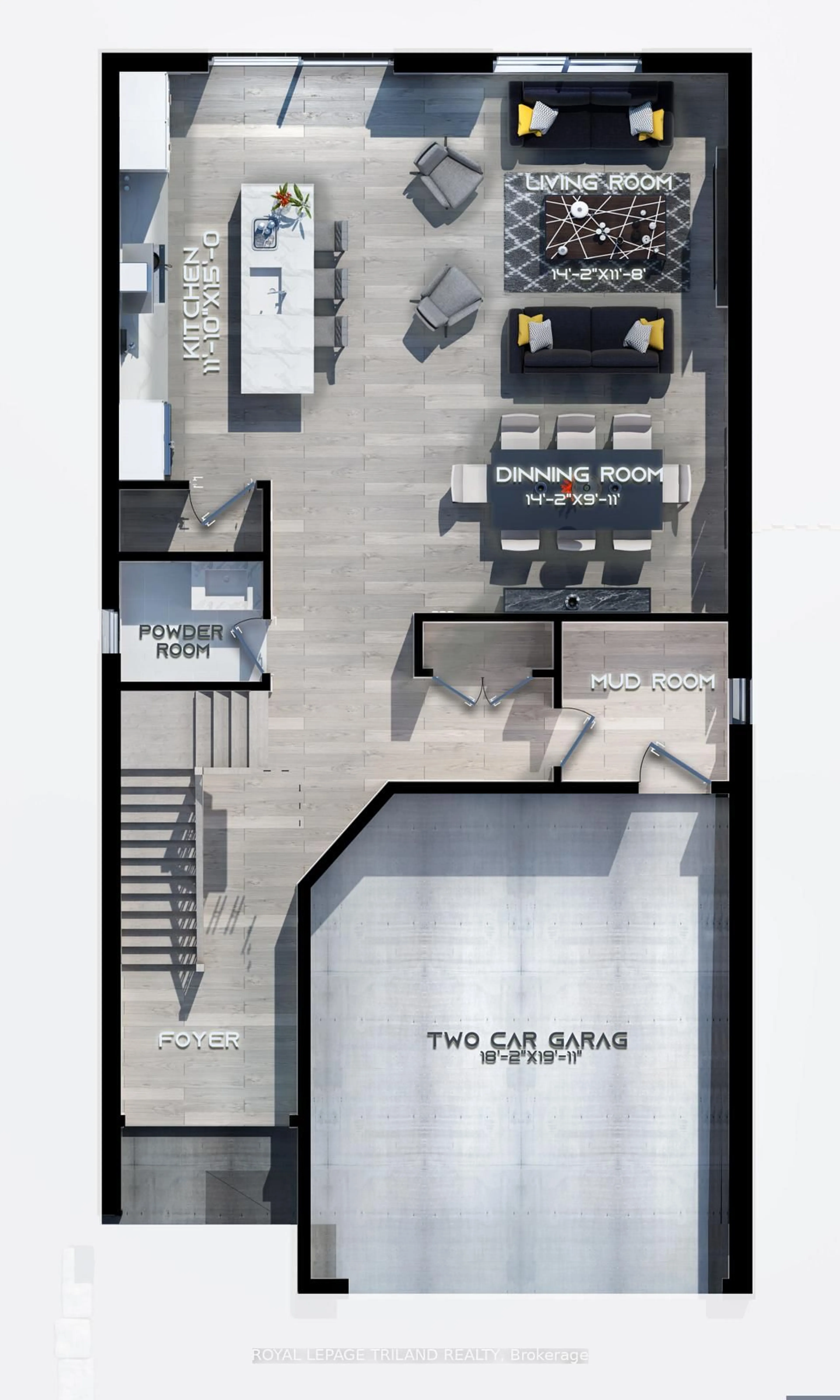 Floor plan for 3909 BIG LEAF Tr, London South Ontario N6P 0A3
