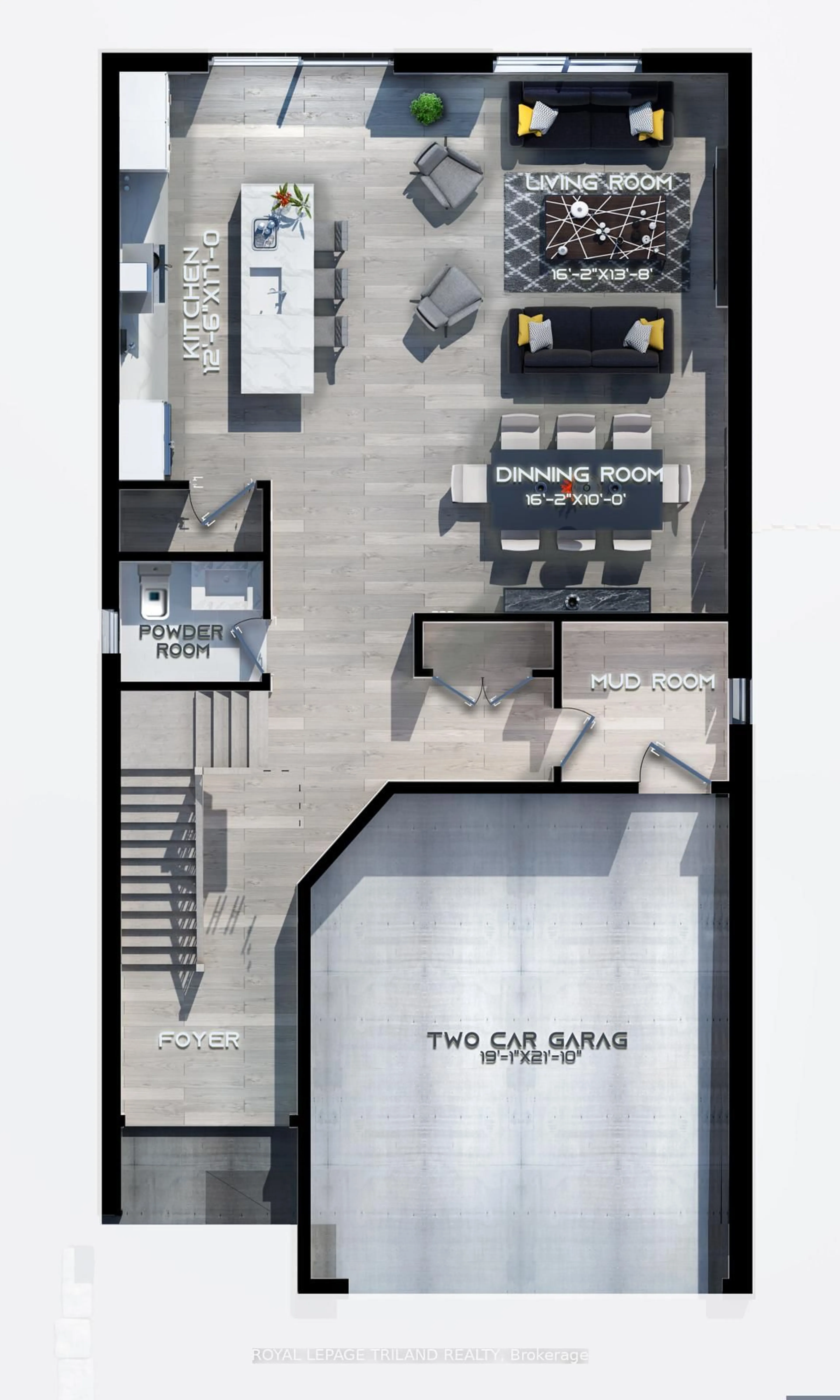 Floor plan for 3915 BIG LEAF Tr, London South Ontario N6P 0A3