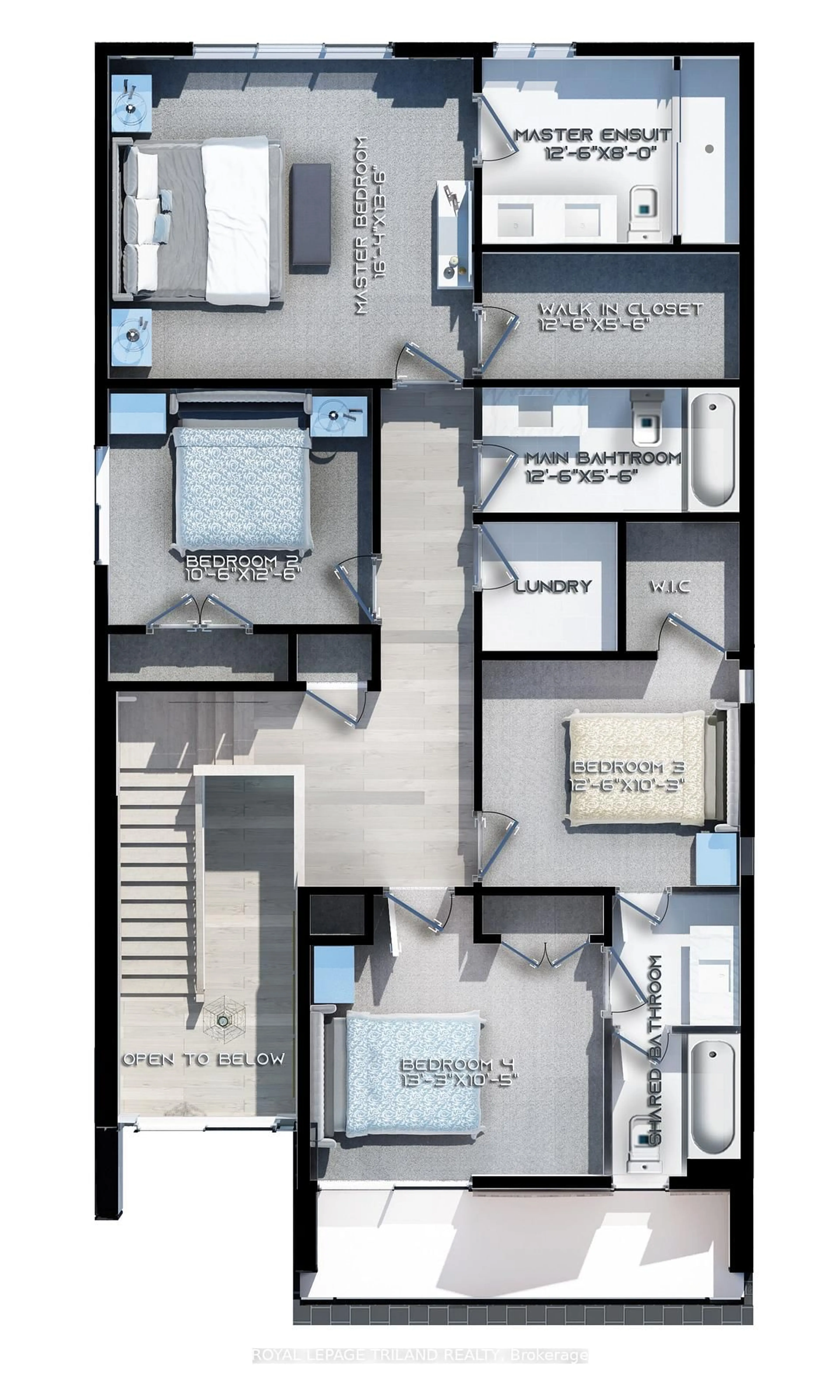 Floor plan for 3915 BIG LEAF Tr, London South Ontario N6P 0A3