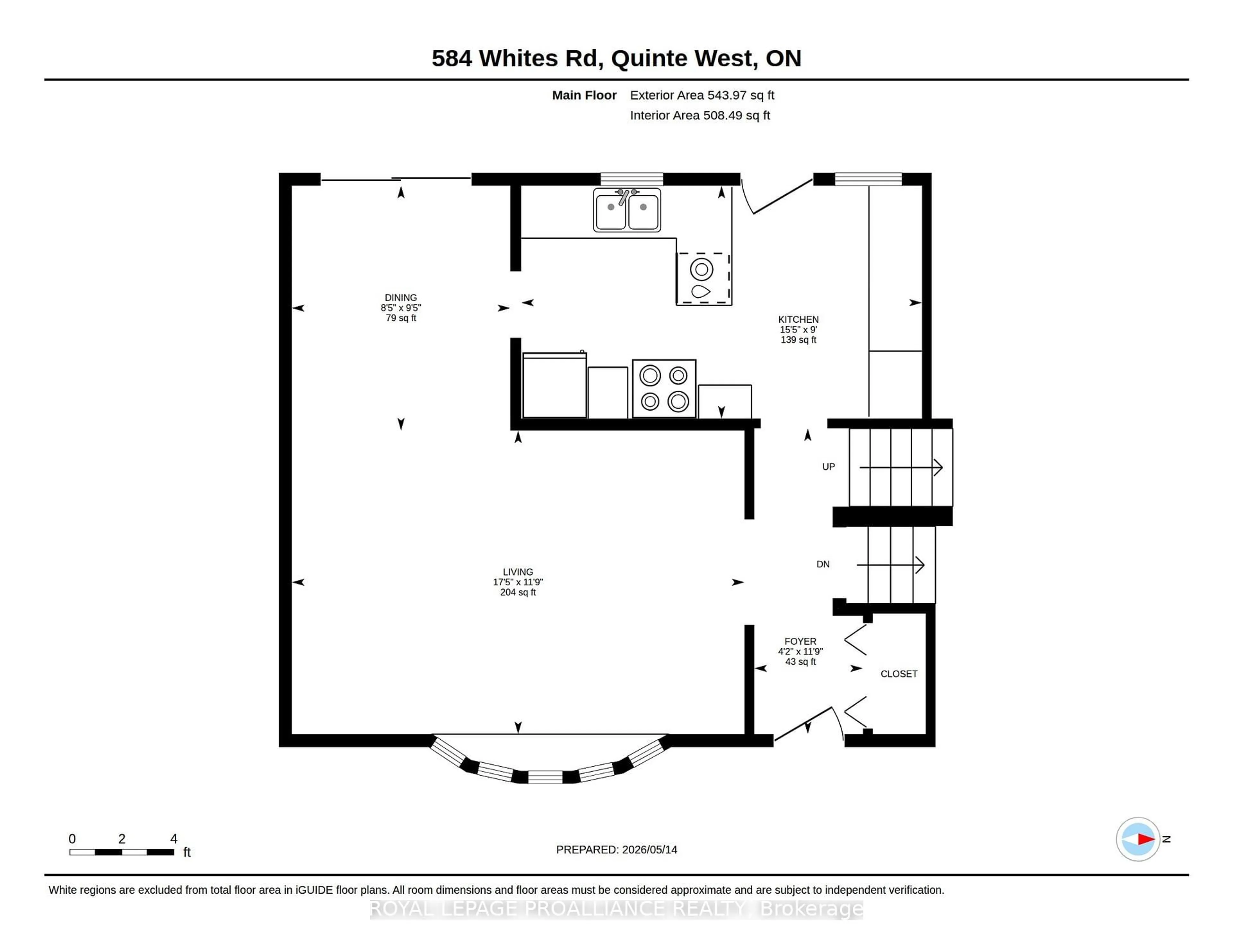 Floor plan for 584 Whites Rd, Trenton Ontario K8V 5P8