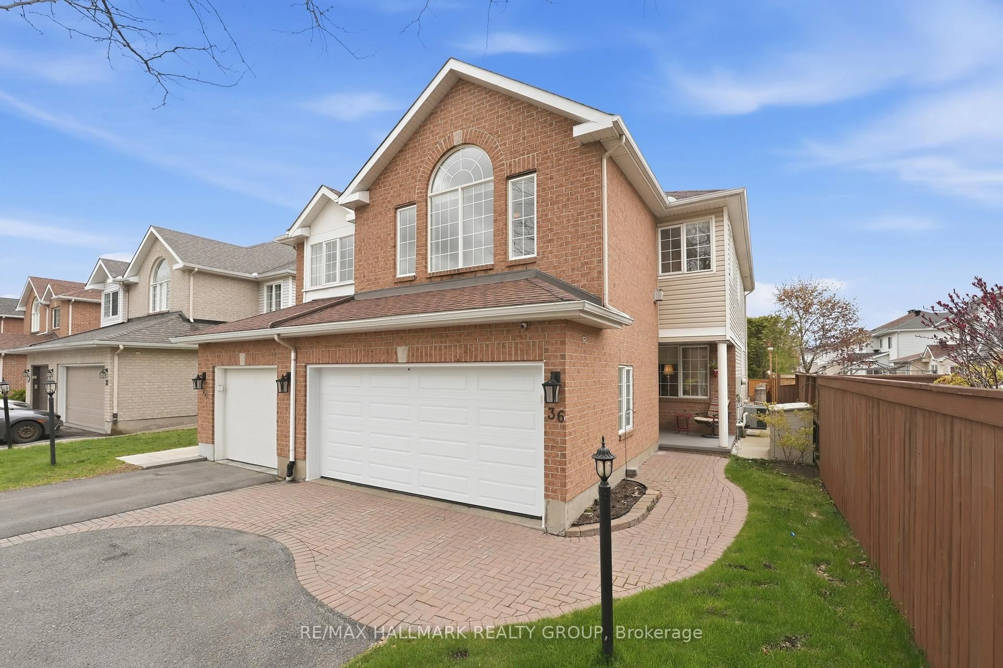 Home with brick exterior material, street for 36 Palmadeo Dr, Ottawa Ontario K2J 5A2
