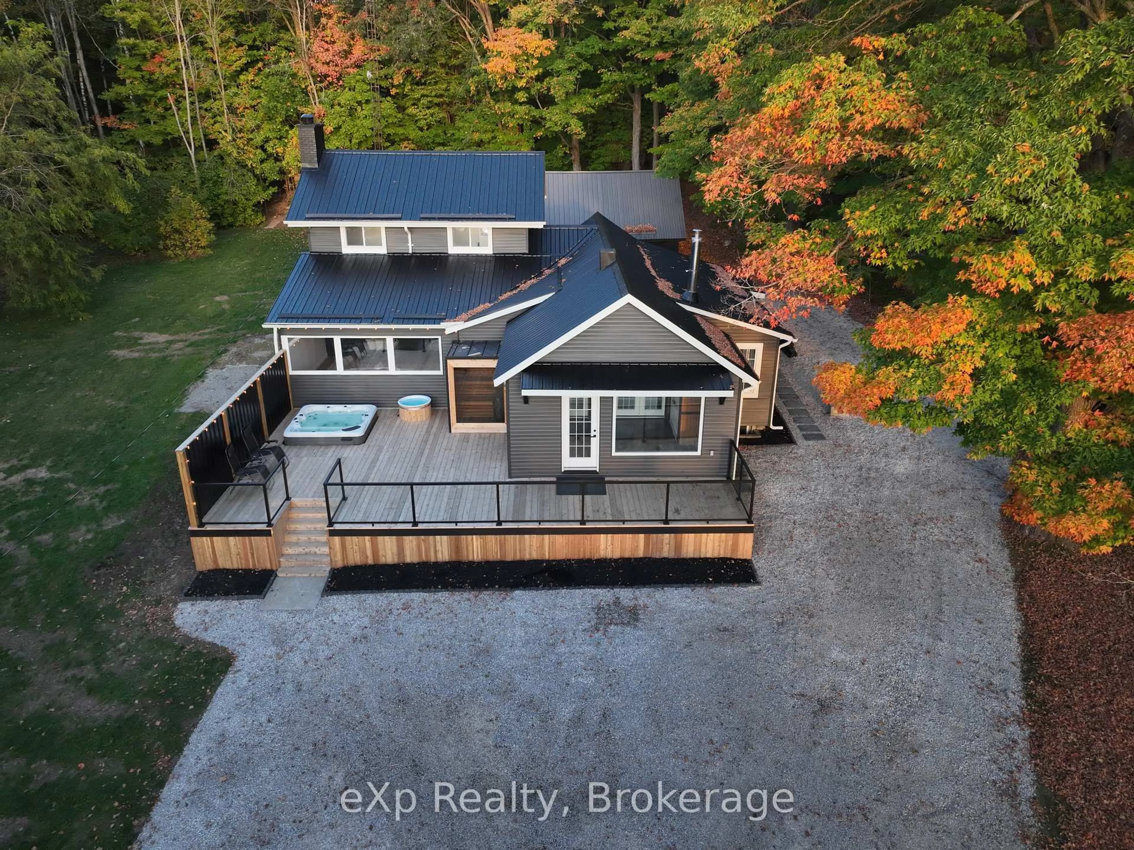 A pic from outside/outdoor area/front of a property/back of a property/a pic from drone, water/lake/river/ocean view for 144 Lake Dalrymple Rd, Kawartha Lakes Ontario L0K 1W0