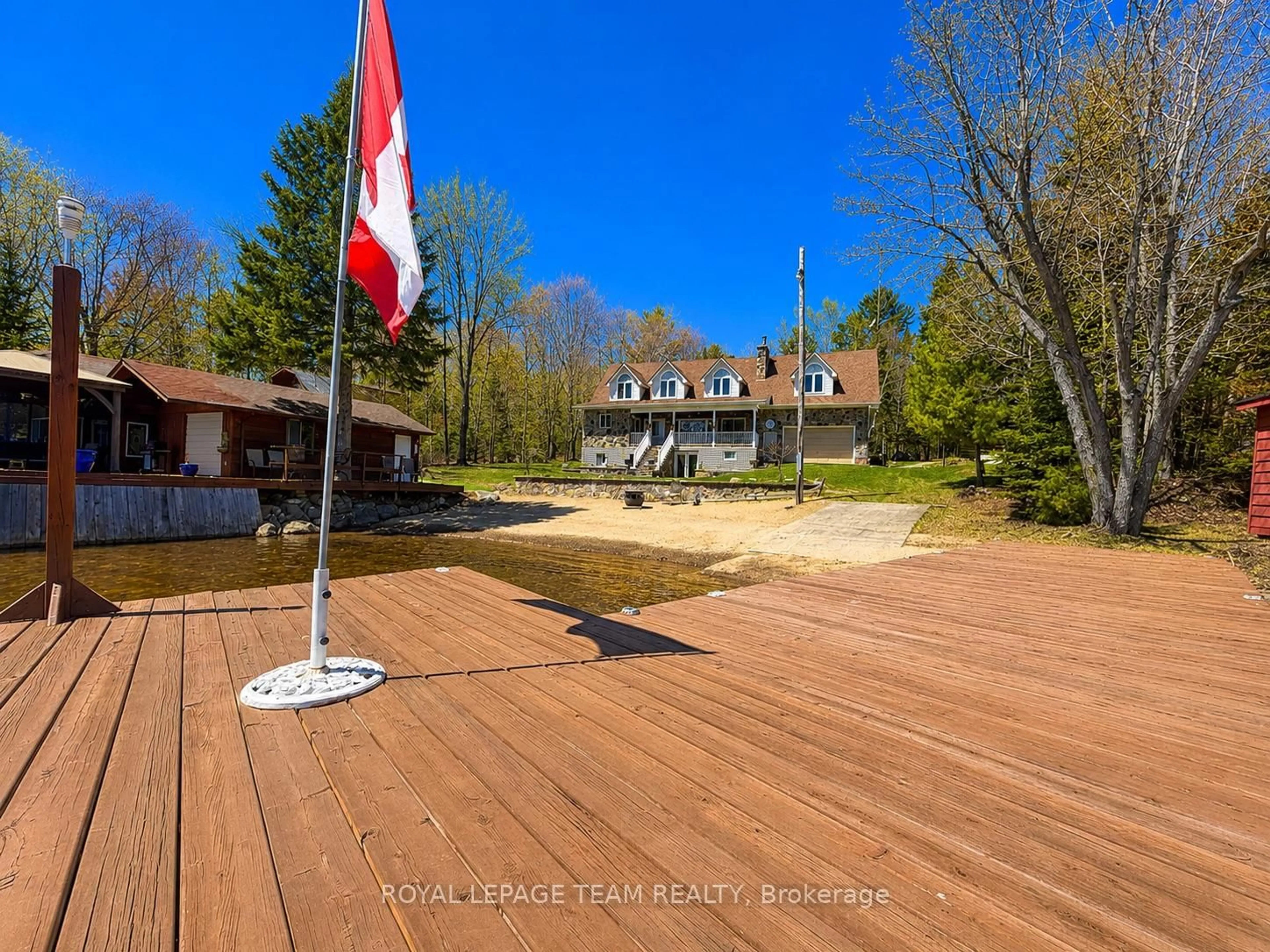 A pic from outside/outdoor area/front of a property/back of a property/a pic from drone, unknown for 1324A River Rd, Barry's Bay Ontario K0J 1B0