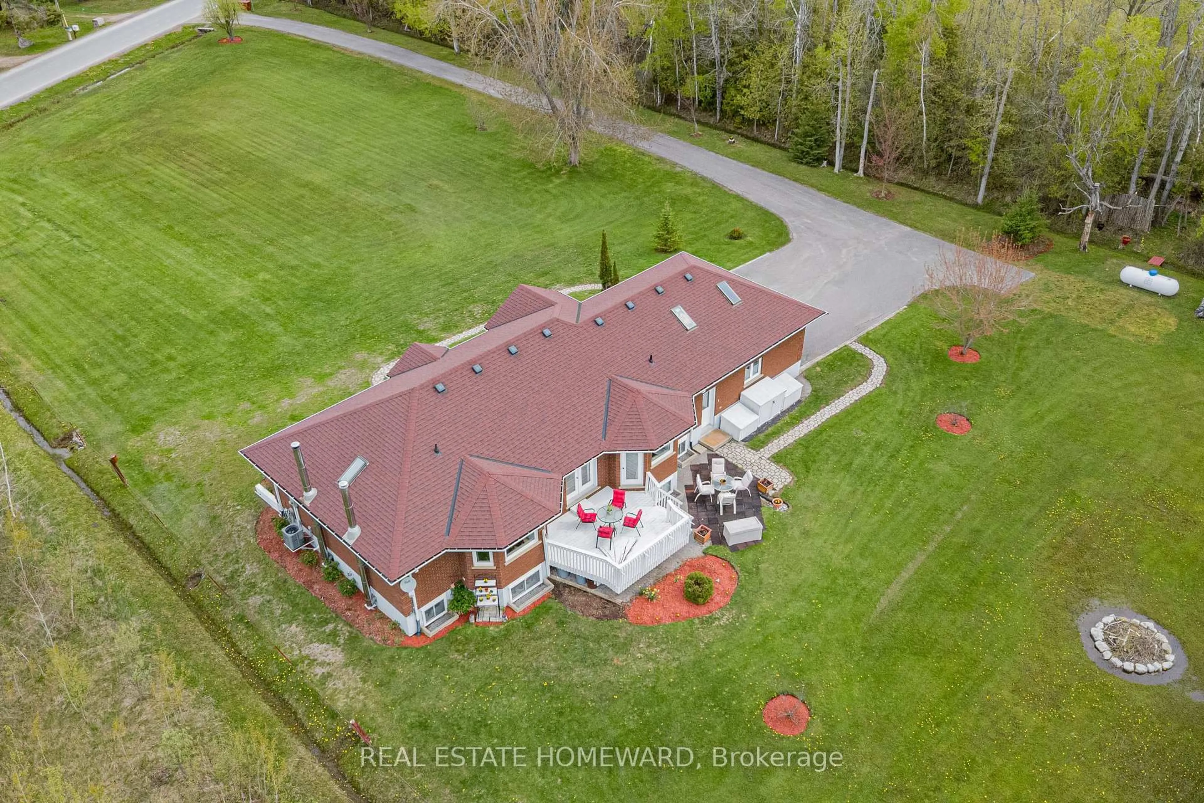 A pic from outside/outdoor area/front of a property/back of a property/a pic from drone, unknown for 56 Driftwood Shores Rd, Kawartha Lakes Ontario K0M 2B0