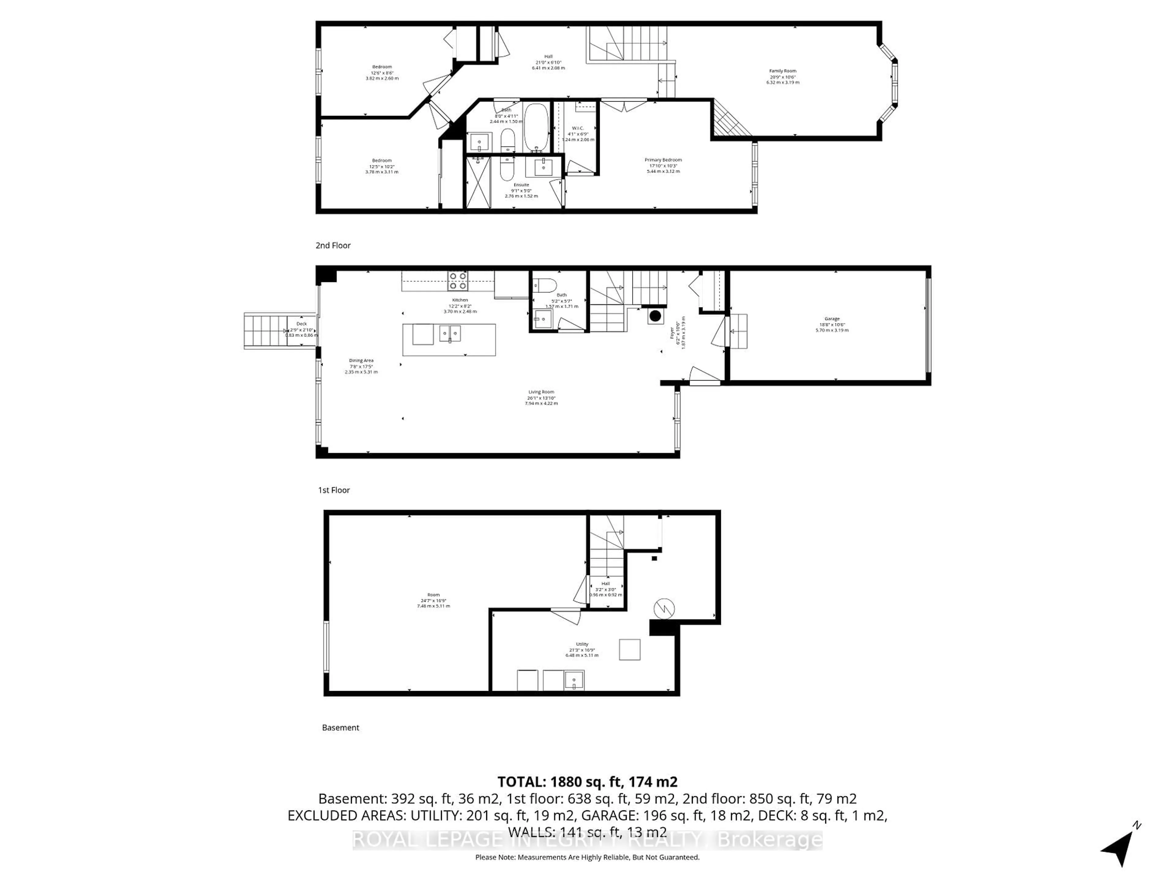 Floor plan for 169 Desmond Trudeau Dr, Arnprior Ontario K7S 0H1