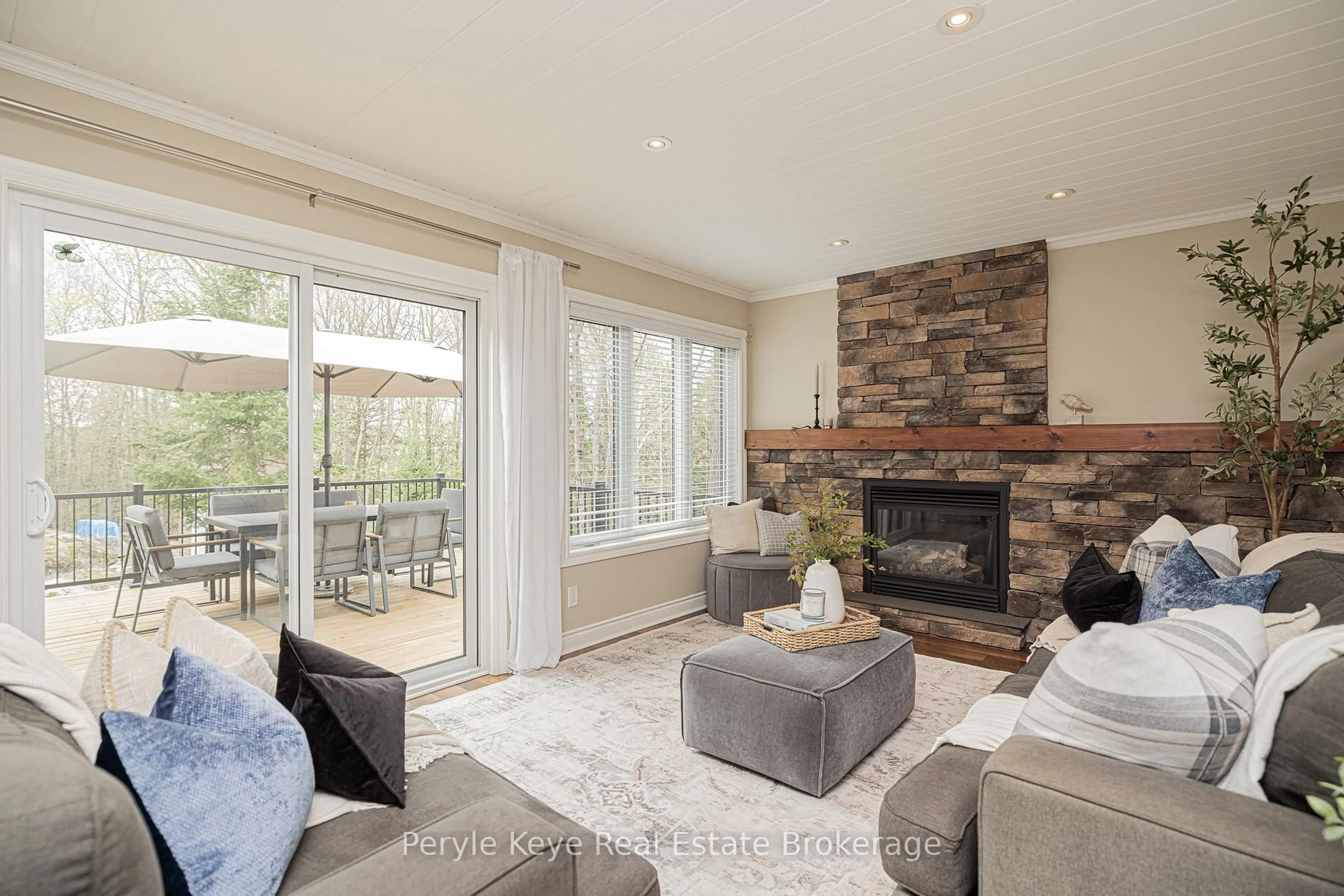 Living room with furniture, unknown for 5 Mackenzie Dr, Huntsville Ontario P1H 0A1
