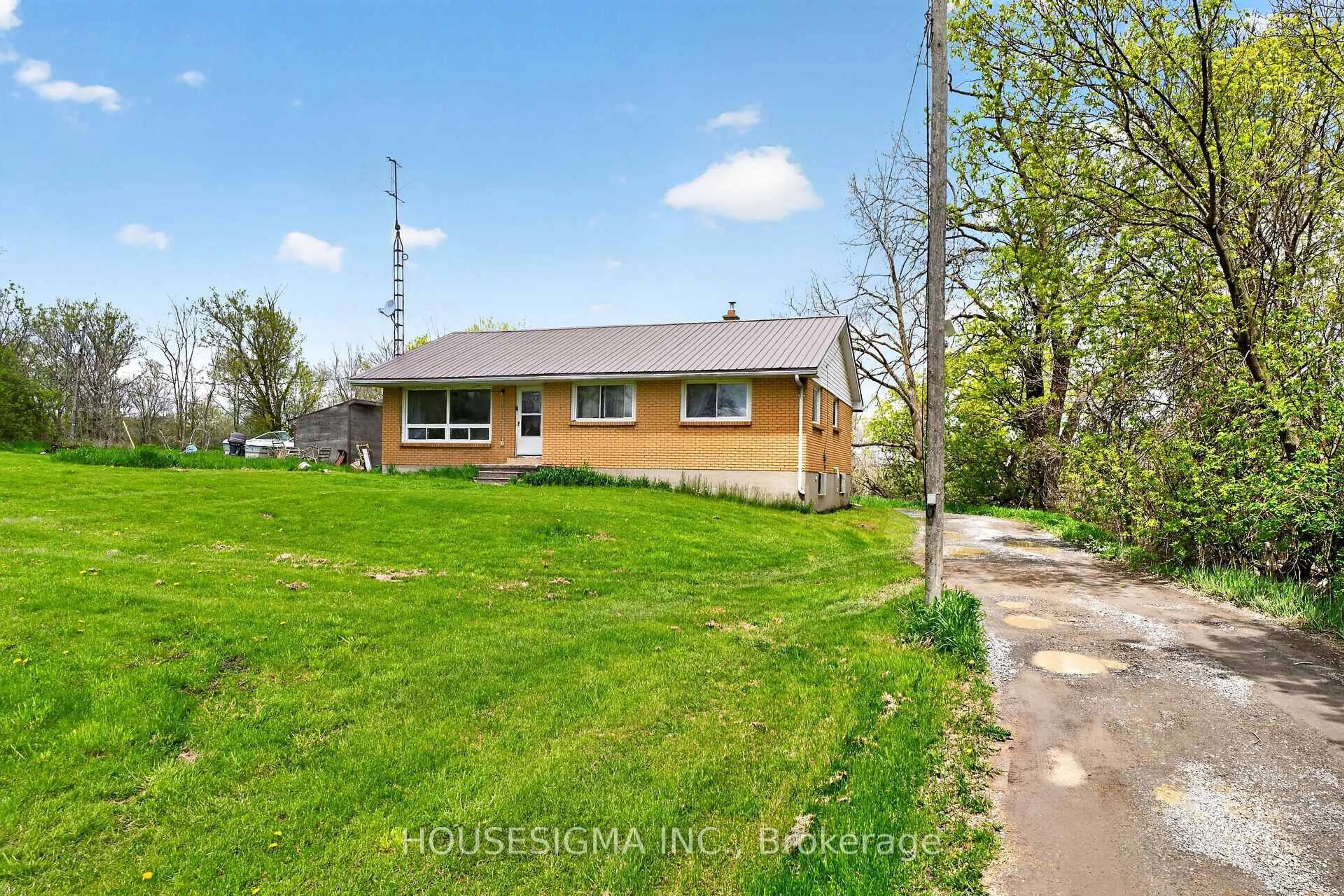 A pic from outside/outdoor area/front of a property/back of a property/a pic from drone, water/lake/river/ocean view for 2418-2420 Rutledge Rd, Sydenham Ontario K0H 2T0