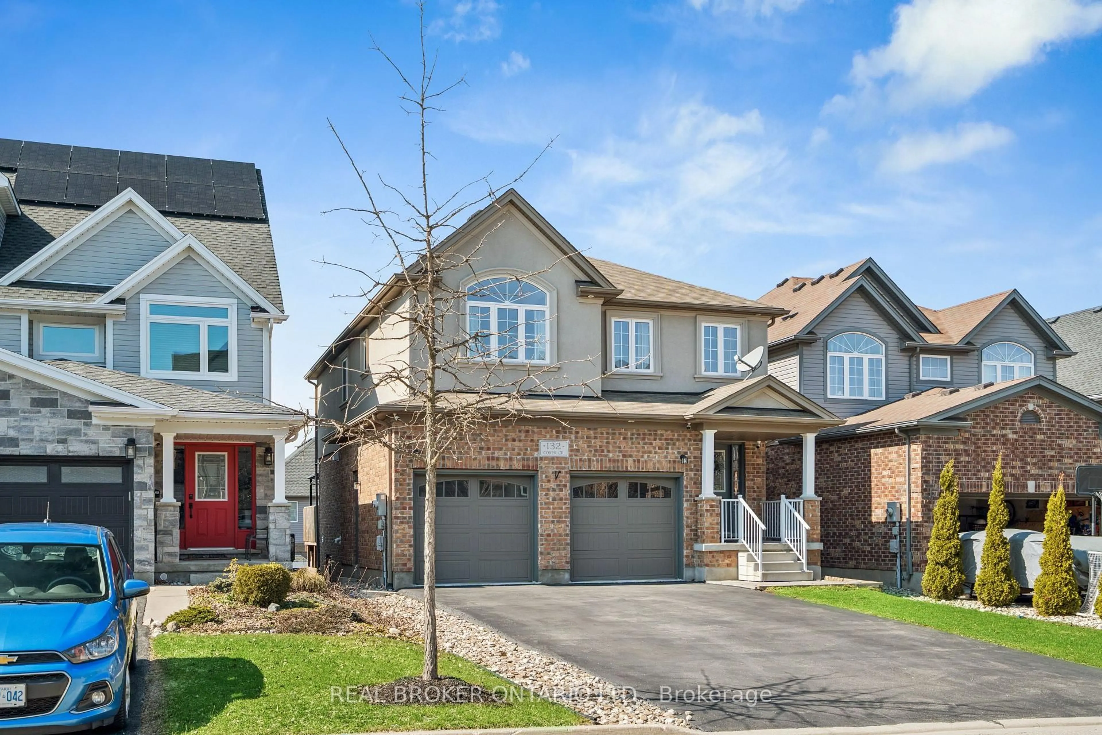 Home with brick exterior material, street for 132 Coker Cres, Guelph/Eramosa Ontario N0B 2K0