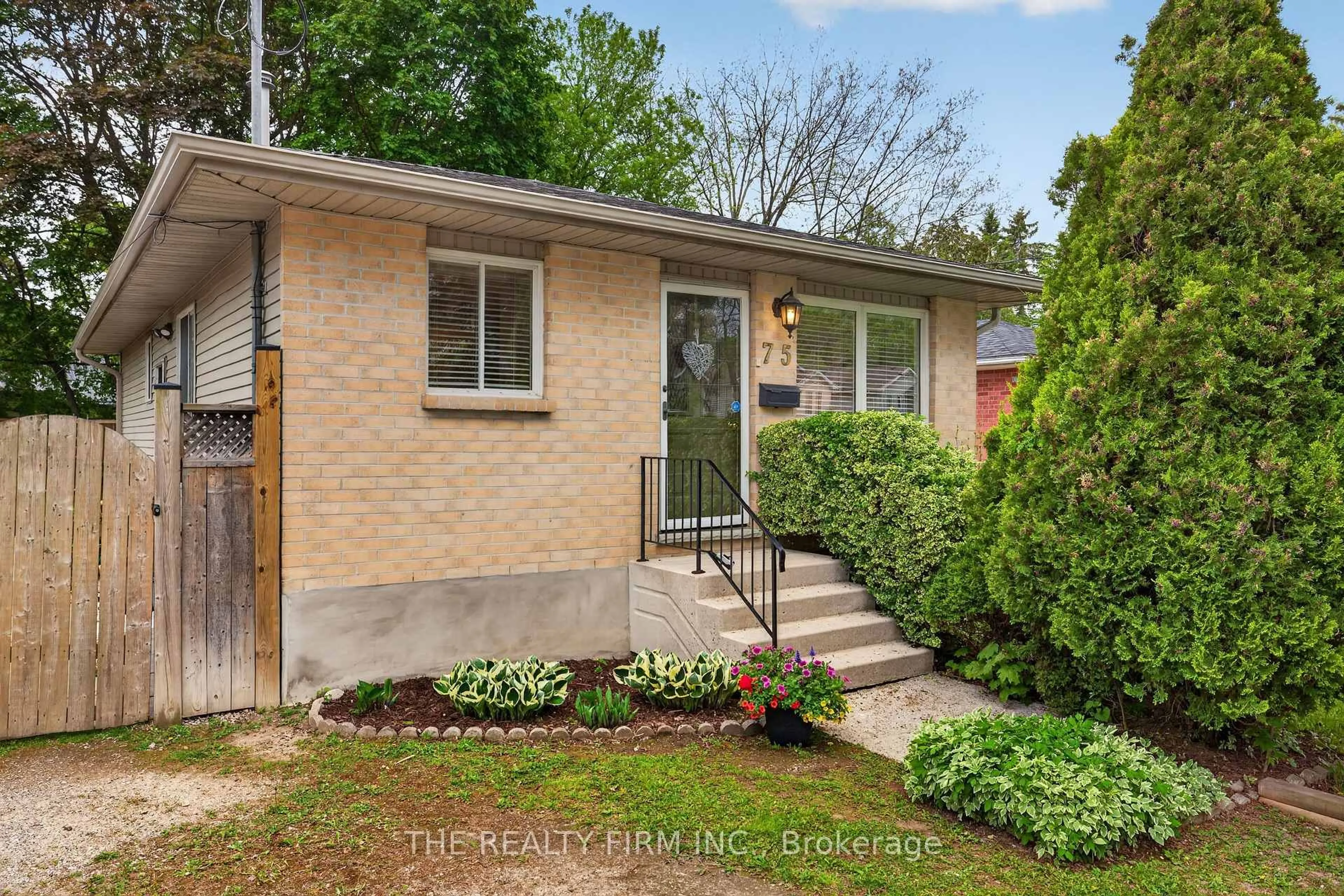 Home with brick exterior material, street for 75 Briscoe St, London South Ontario N6J 1M6
