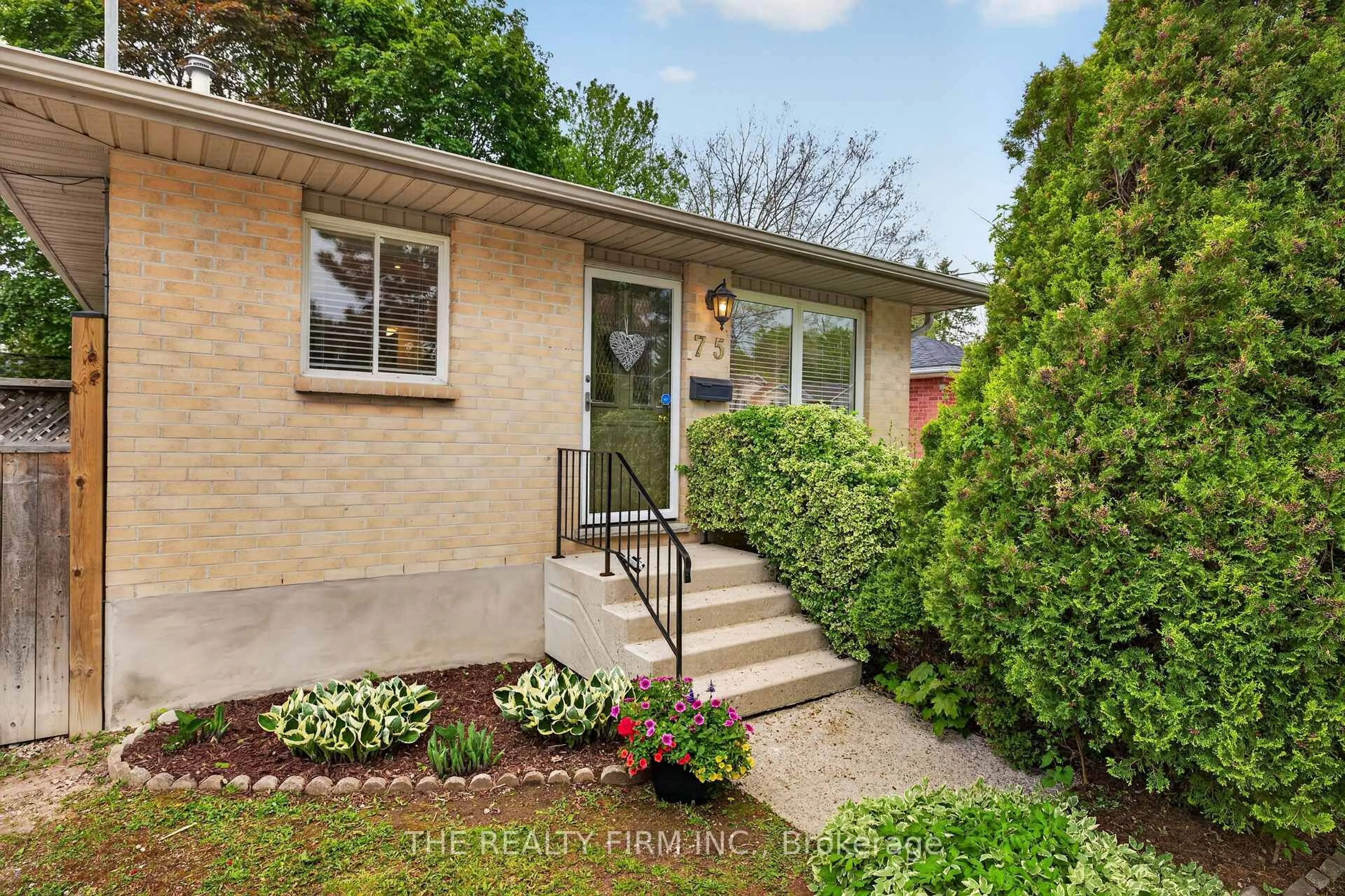 Home with brick exterior material, street for 75 Briscoe St, London South Ontario N6J 1M6
