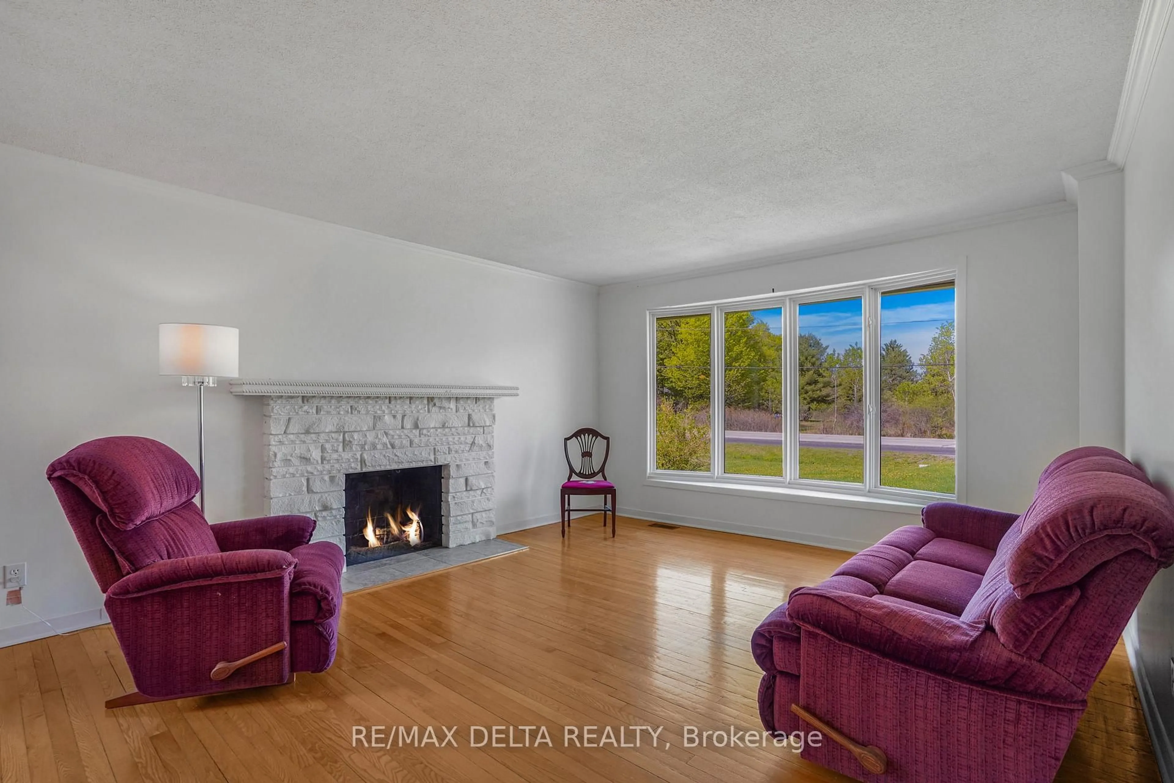 Living room with furniture, ceramic/tile floor for 3295 Highway 34 Highway, Champlain Ontario K0B 1R0