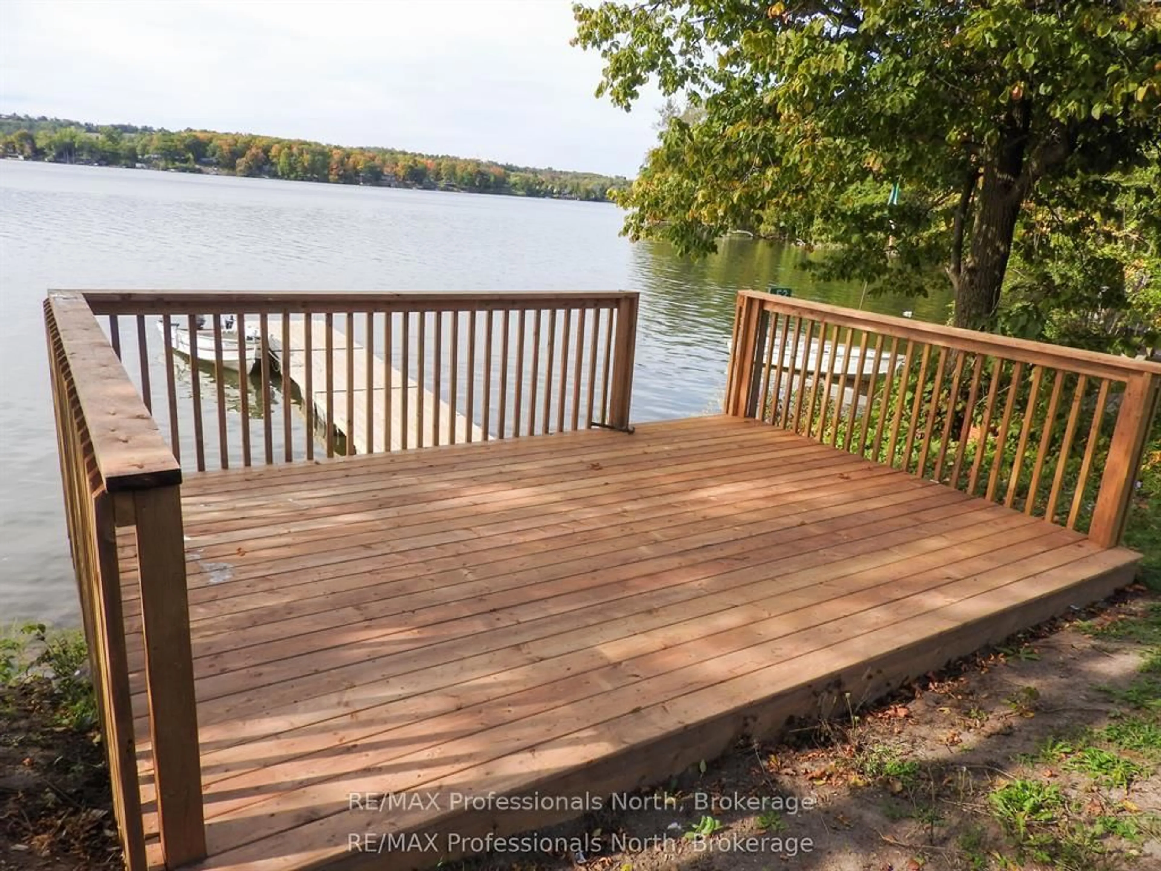 Patio, water/lake/river/ocean view for 53 Long Island, Otonabee-South Monaghan Ontario K0L 1B0