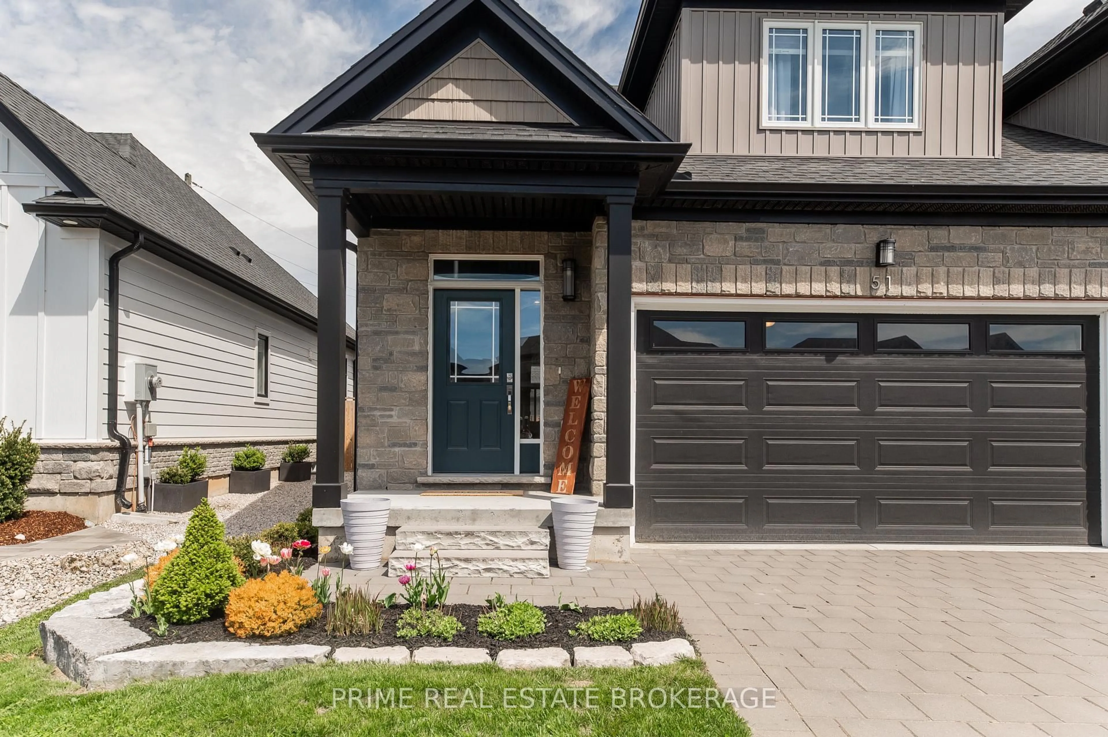 Home with brick exterior material, street for 51 Compass Tr, Central Elgin Ontario L5G 4T8