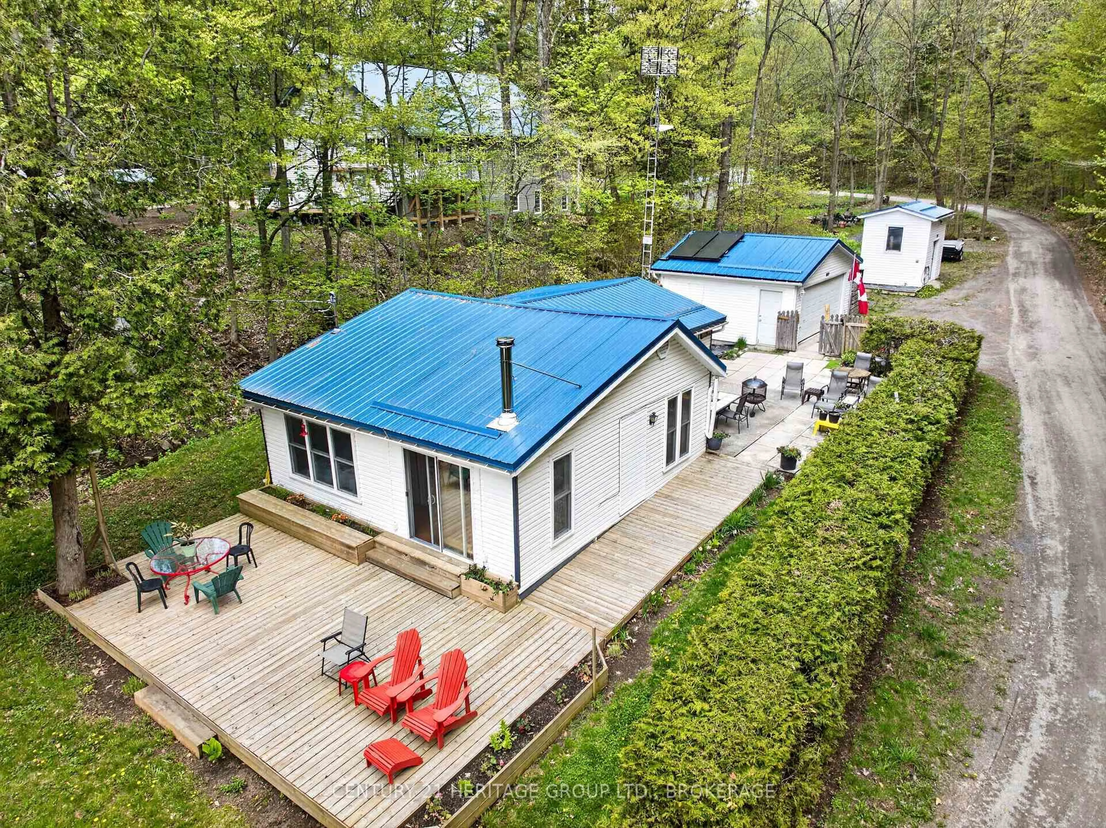 A pic from outside/outdoor area/front of a property/back of a property/a pic from drone, unknown for 1726 Turcotte Lane, Gananoque Ontario K7G 2V5