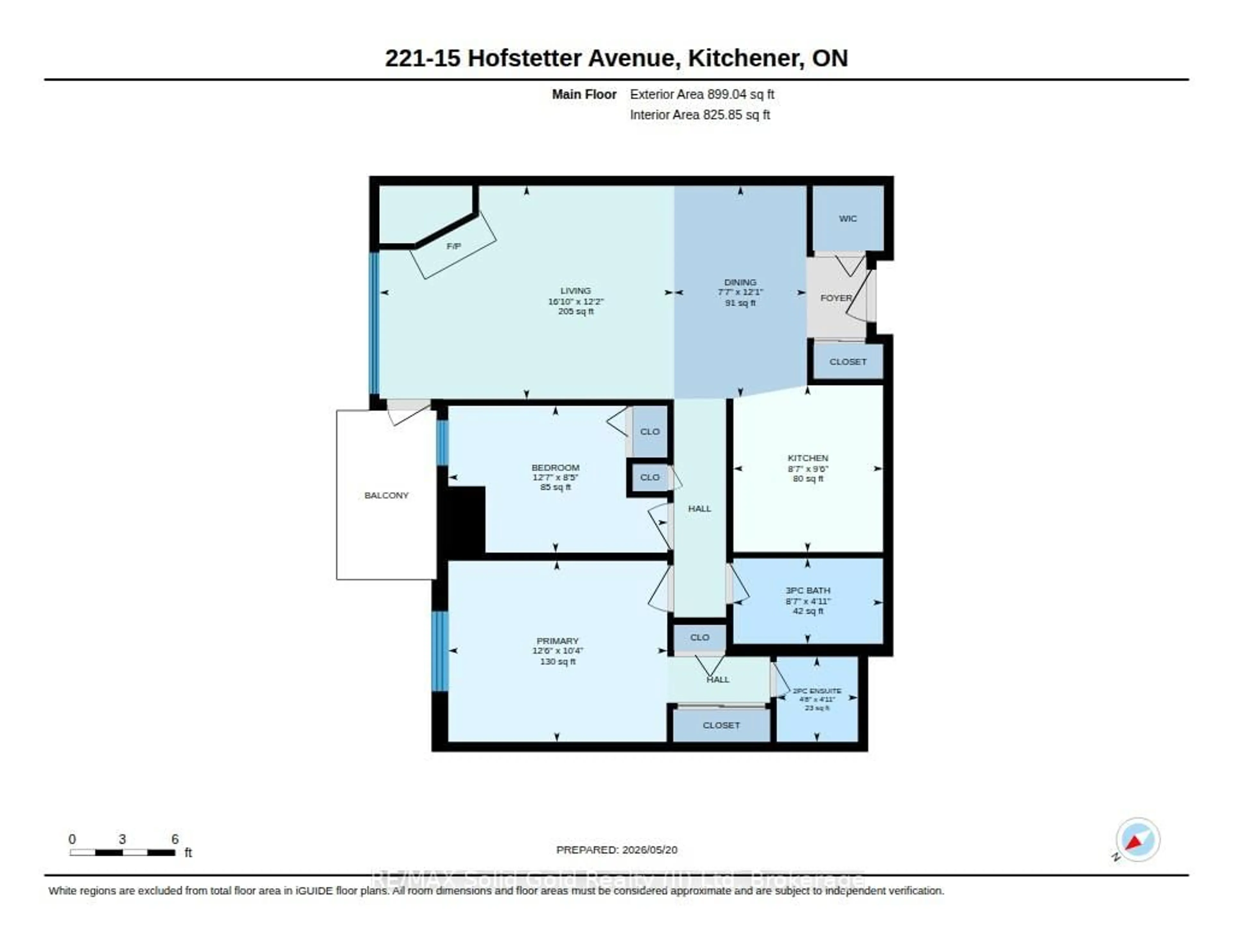 Floor plan for 15 Hofstetter Ave #221, Kitchener Ontario N2A 3Z7