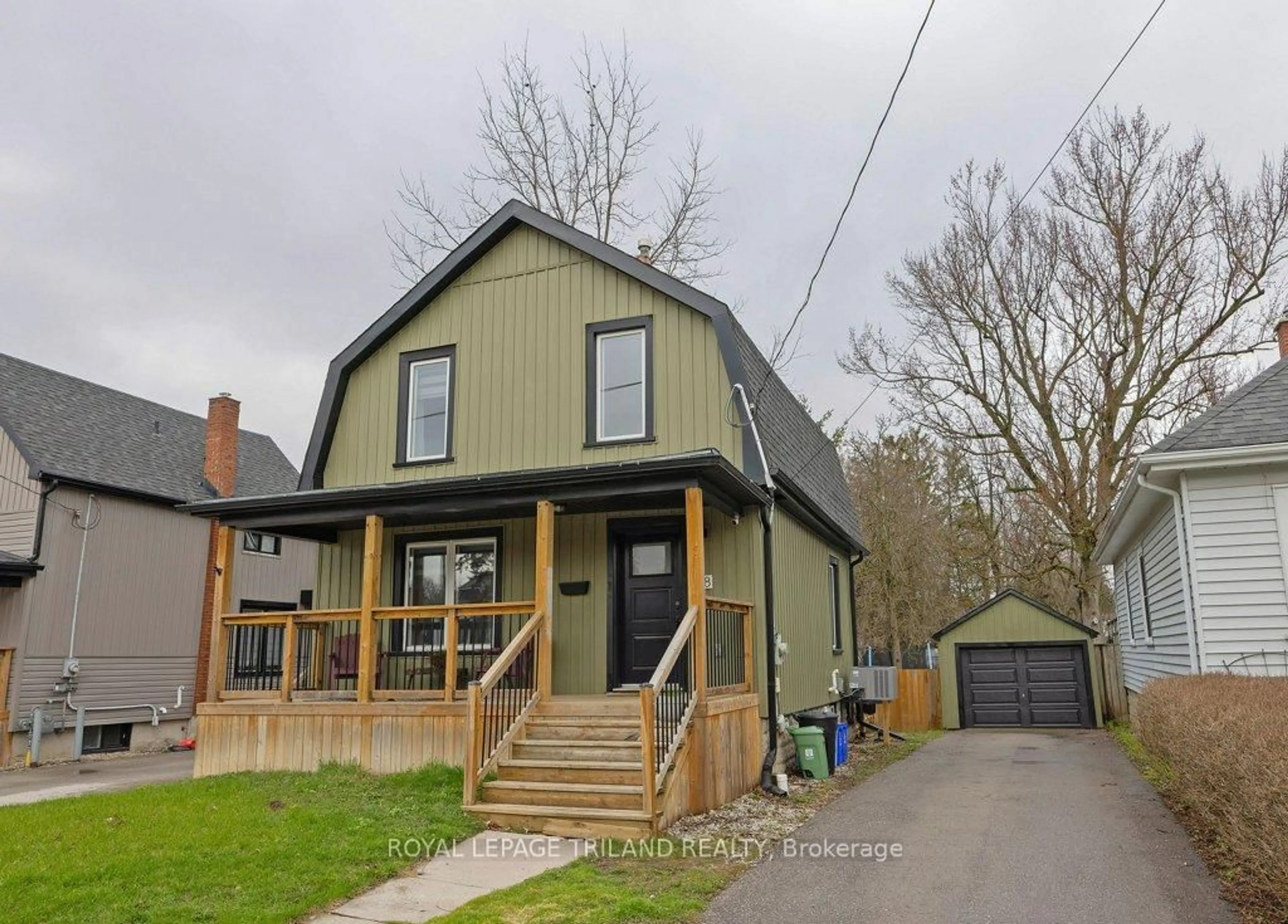 Home with vinyl exterior material, street for 88 BRISCOE St, London South Ontario N6C 1X2