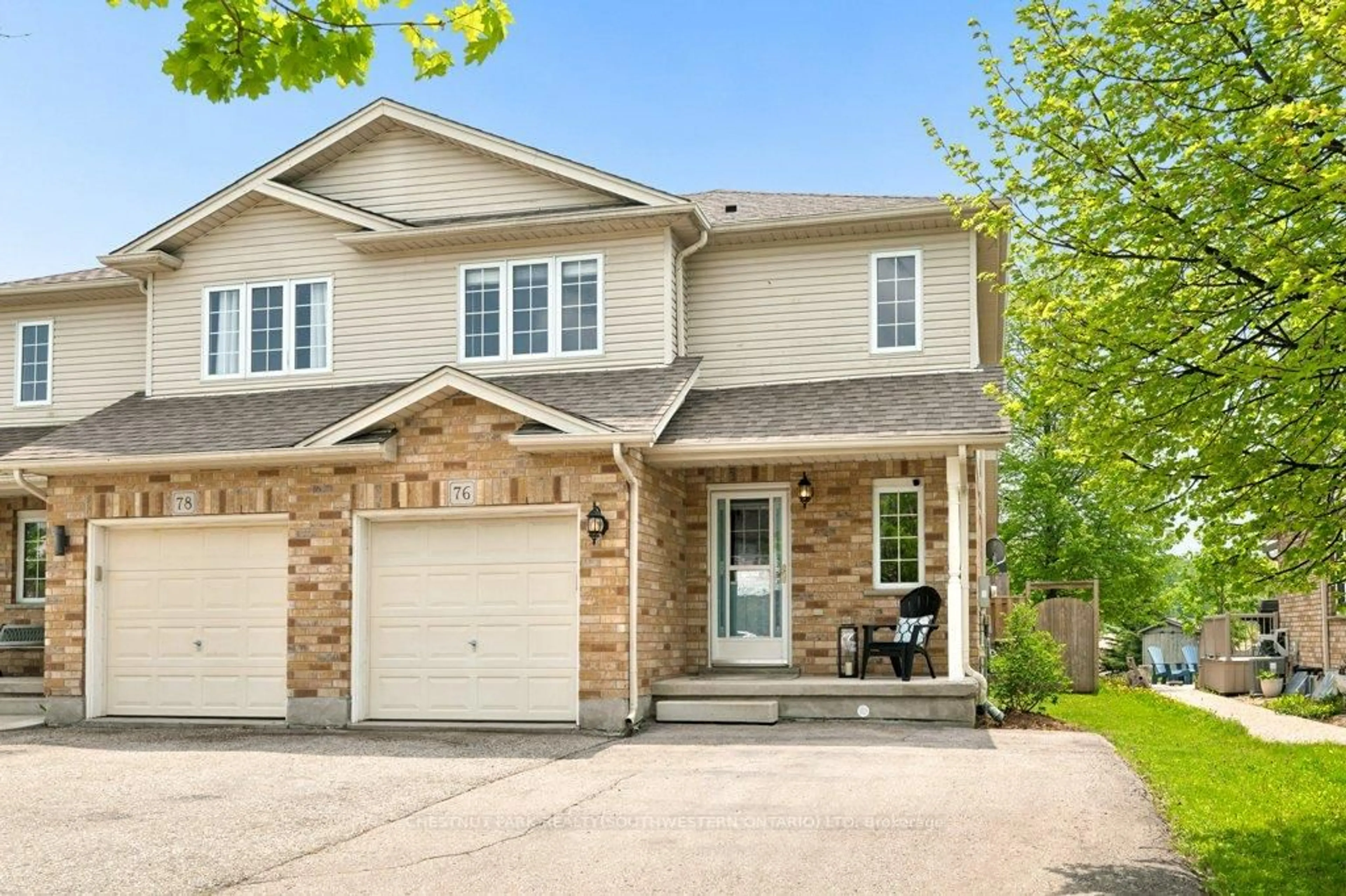 Home with brick exterior material, street for 76 Stiefelmeyer Cres, Wilmot Ontario N3A 2L2