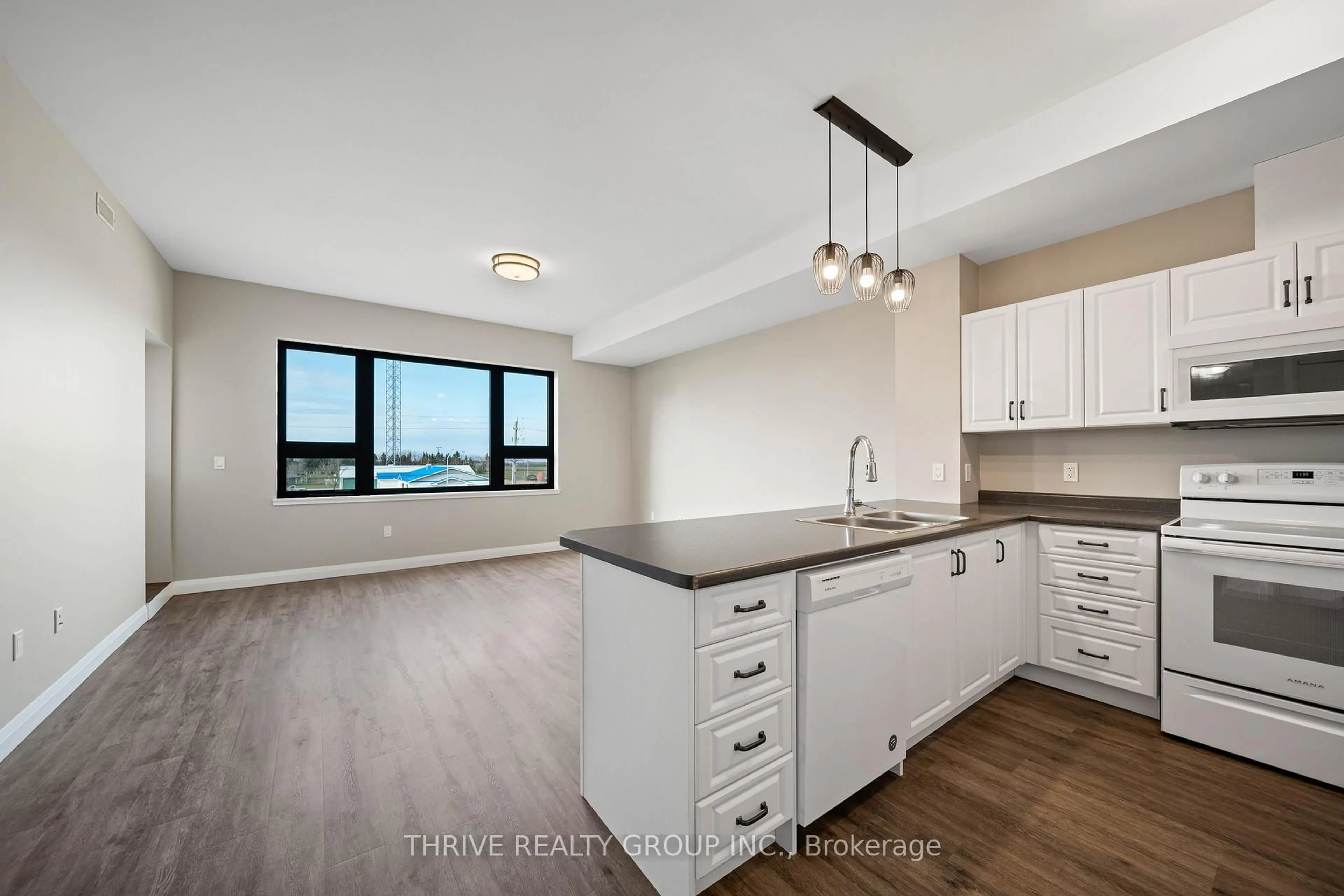 Open concept kitchen, unknown for 263 Butler St #306, Lucan Biddulph Ontario N0M 2J0