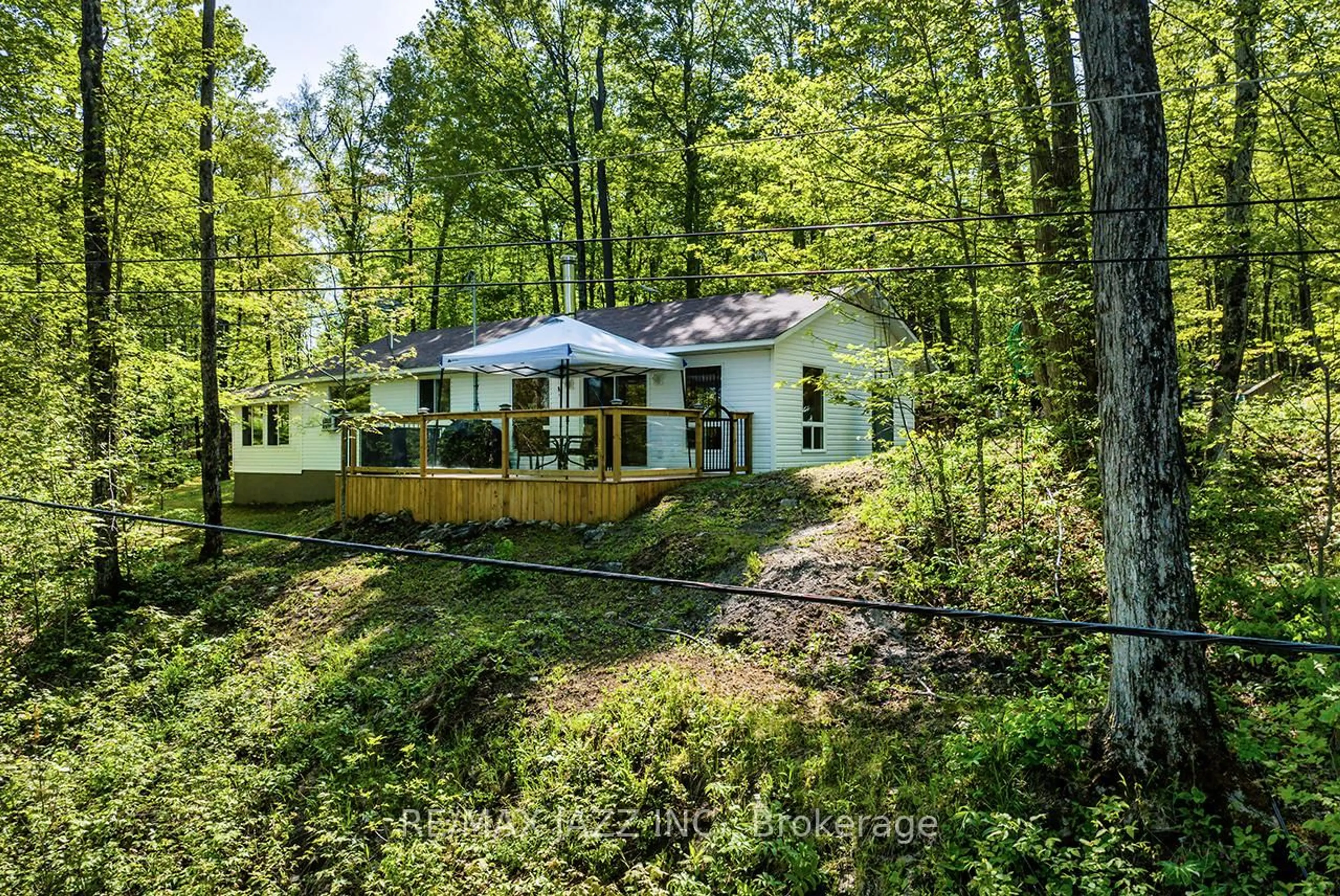 A pic from outside/outdoor area/front of a property/back of a property/a pic from drone, forest/trees view for 311 Fire Rte 59 Rte, Havelock-Belmont-Methuen Ontario K0L 1Z0