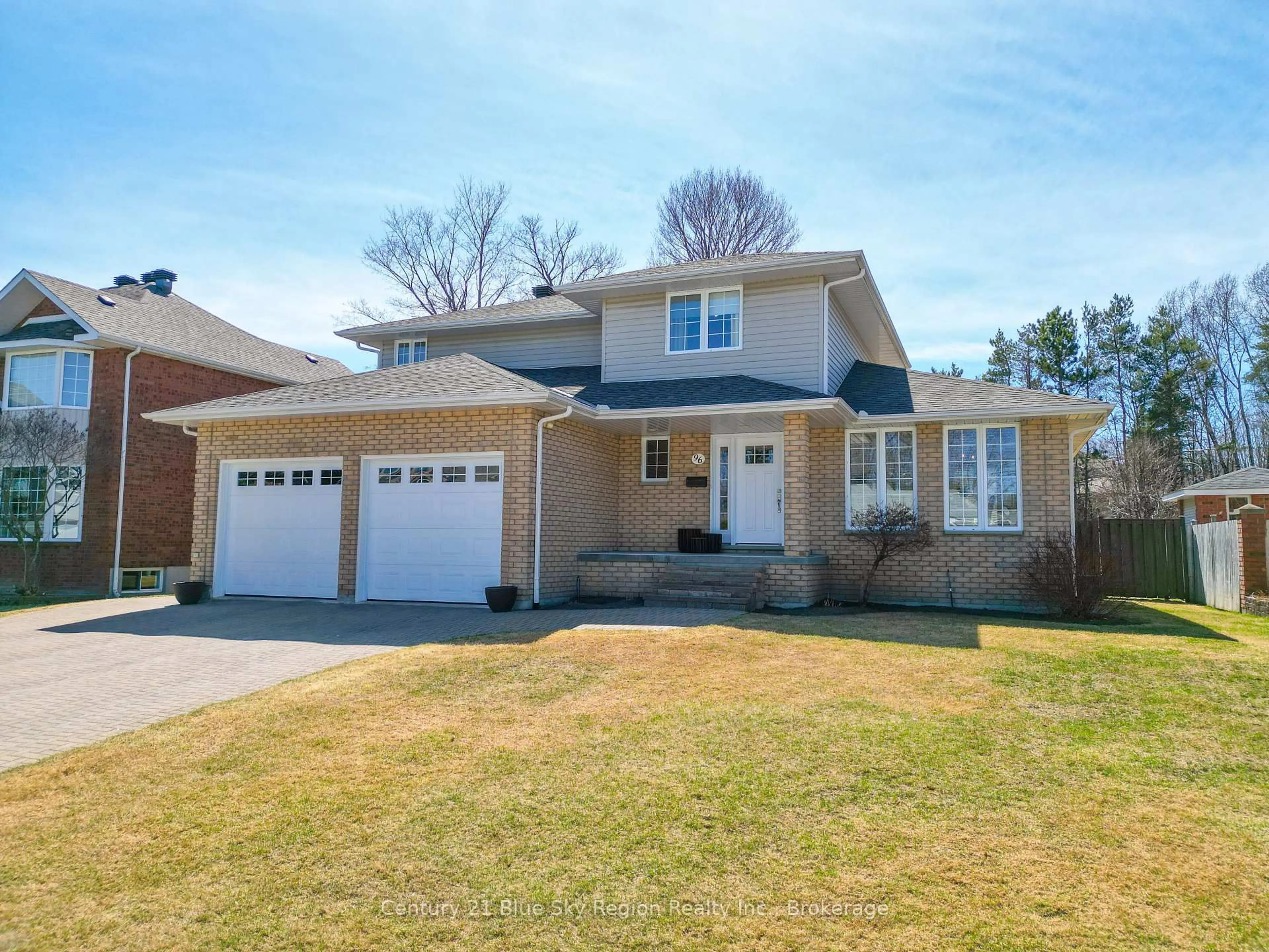 Home with vinyl exterior material, street for 96 Janey Ave, North Bay Ontario P1C 1M6