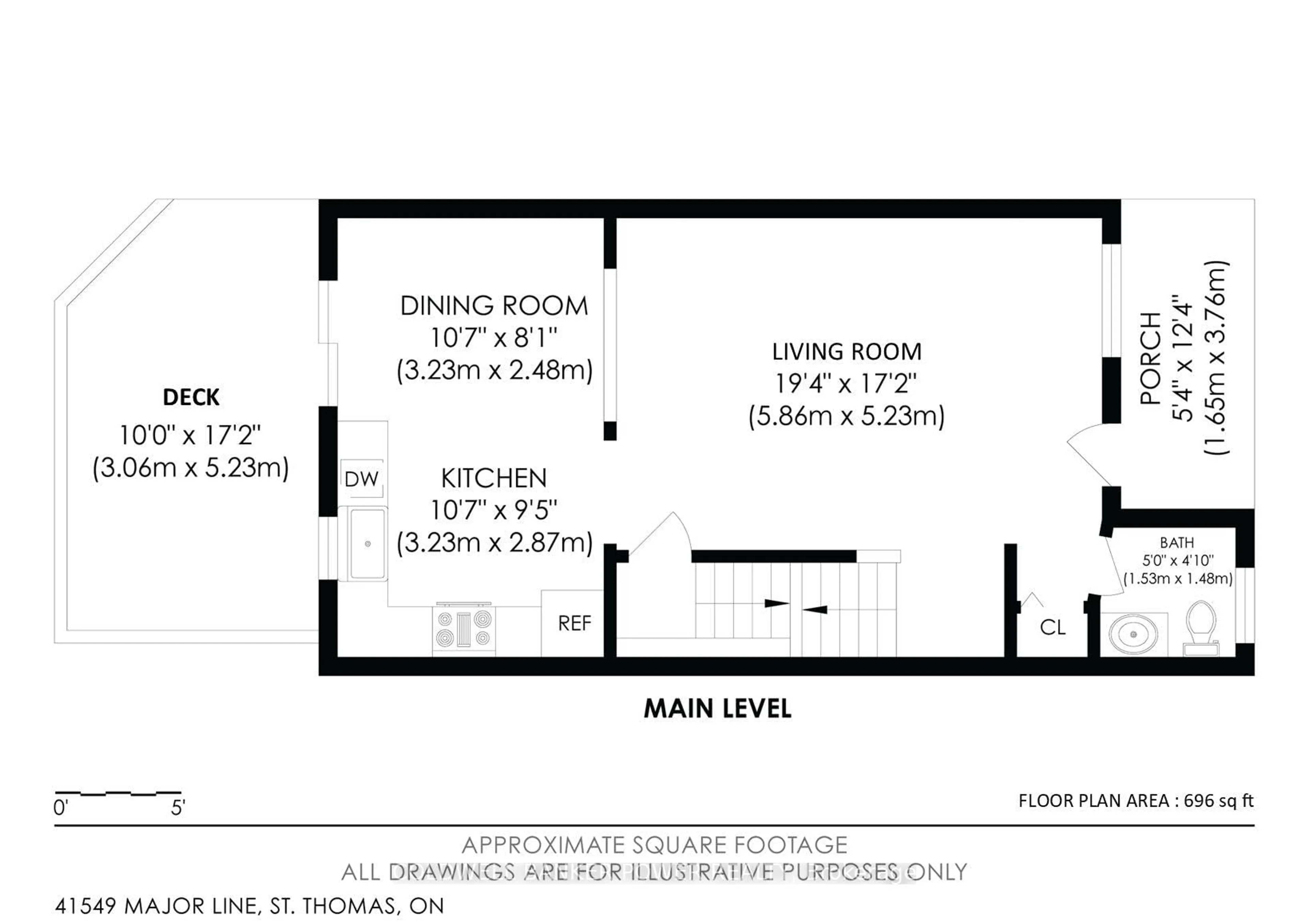 Floor plan for 41549 Major Line, Southwold Ontario N5P 4L4