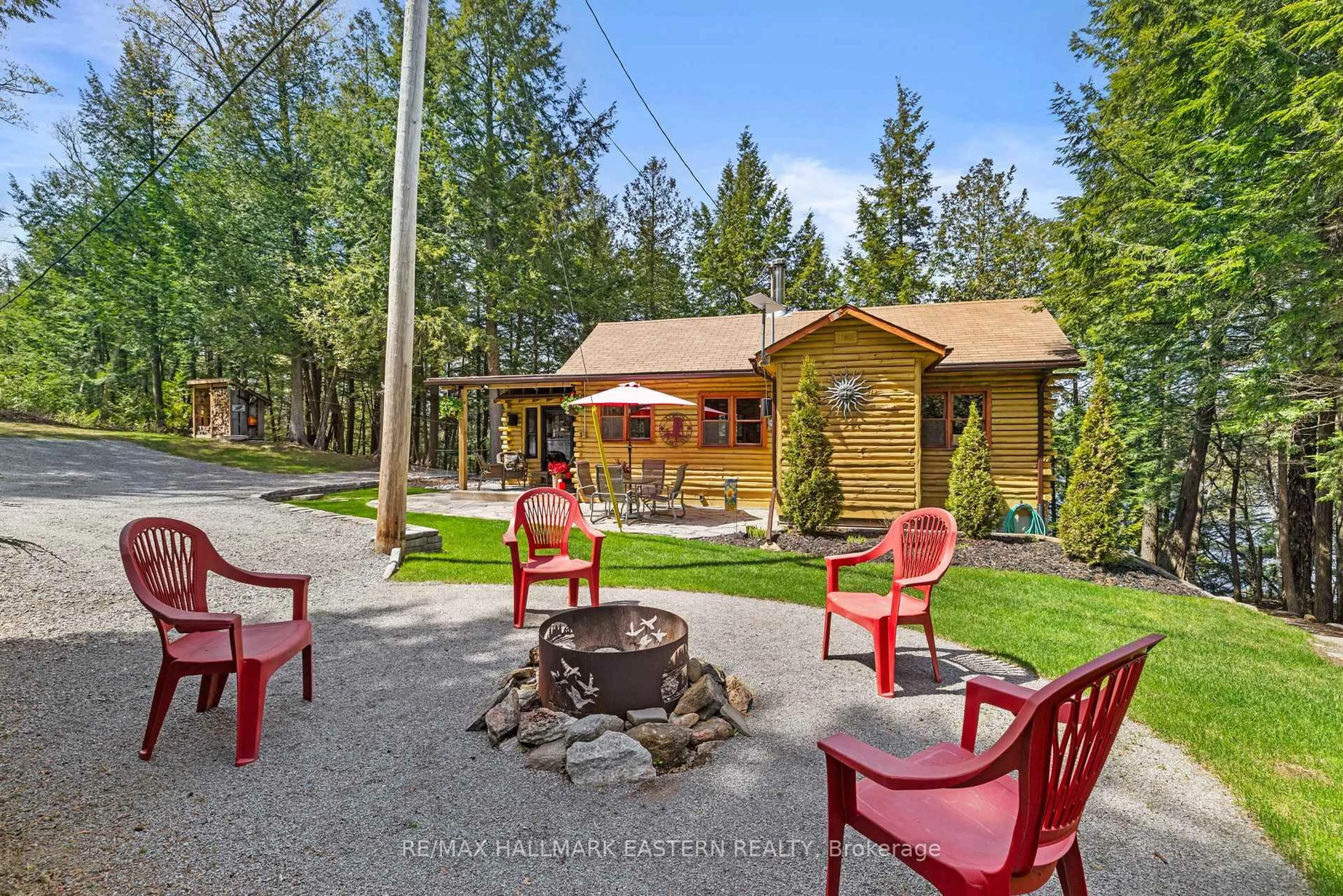 Patio, street for 50 Fire Route 328A, Trent Lakes Ontario K0L 1J0