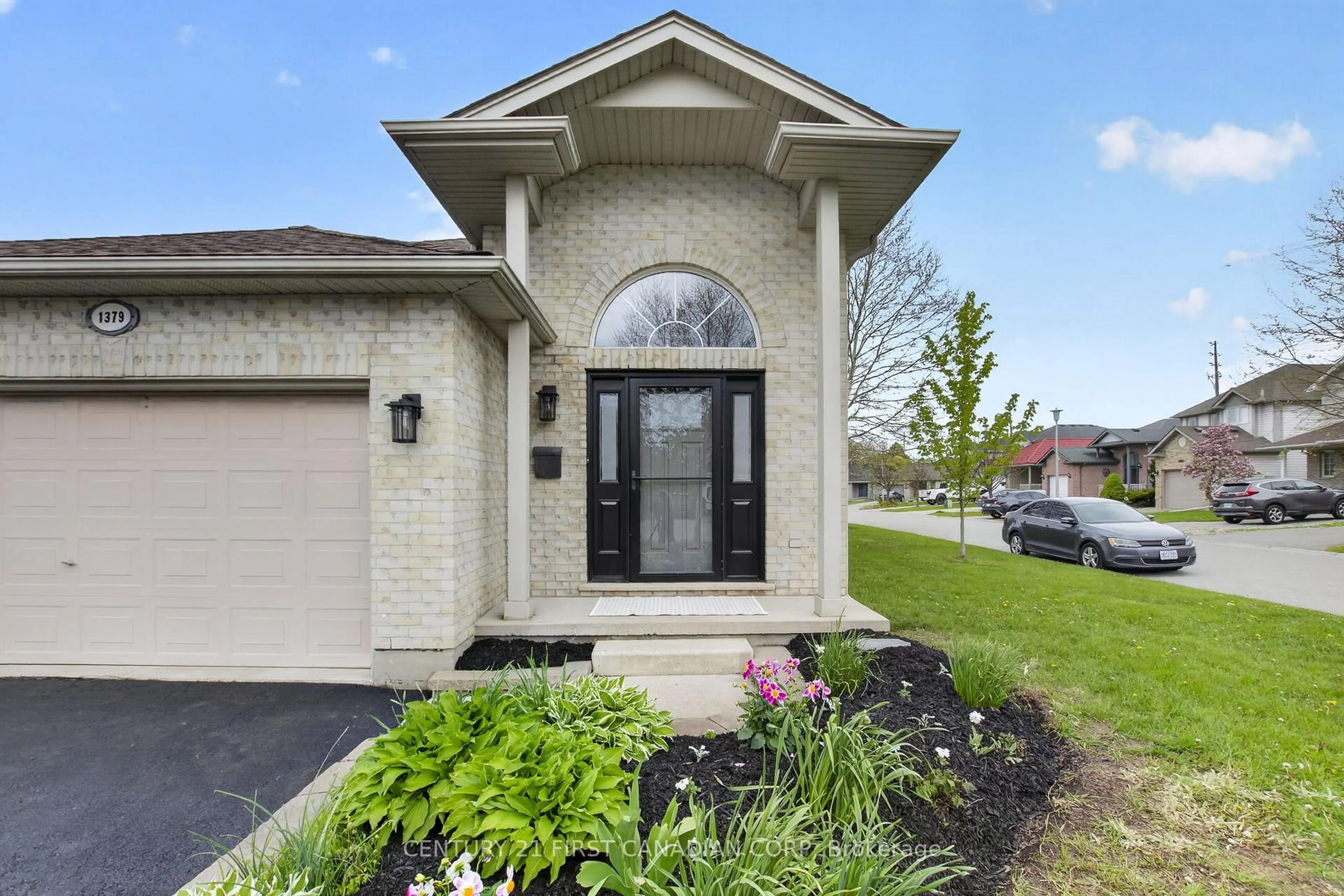 Home with brick exterior material, street for 1379 Aspenridge Cres, London East Ontario N5Y 5P1