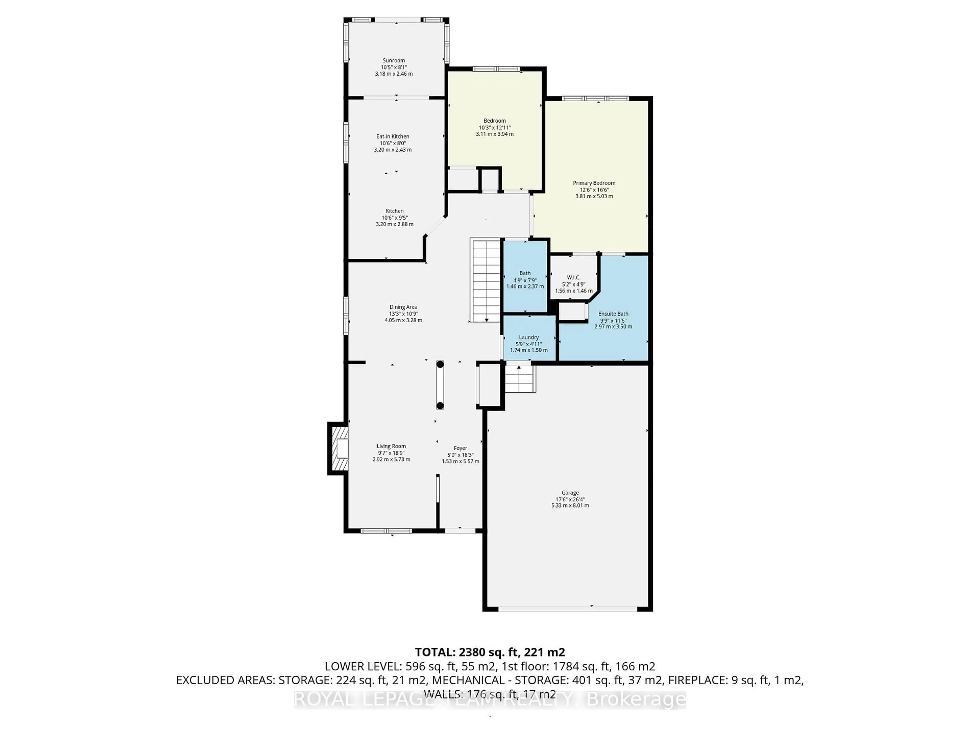 Floor plan for 93 Sable Run Dr, Ottawa Ontario K2S 1W7