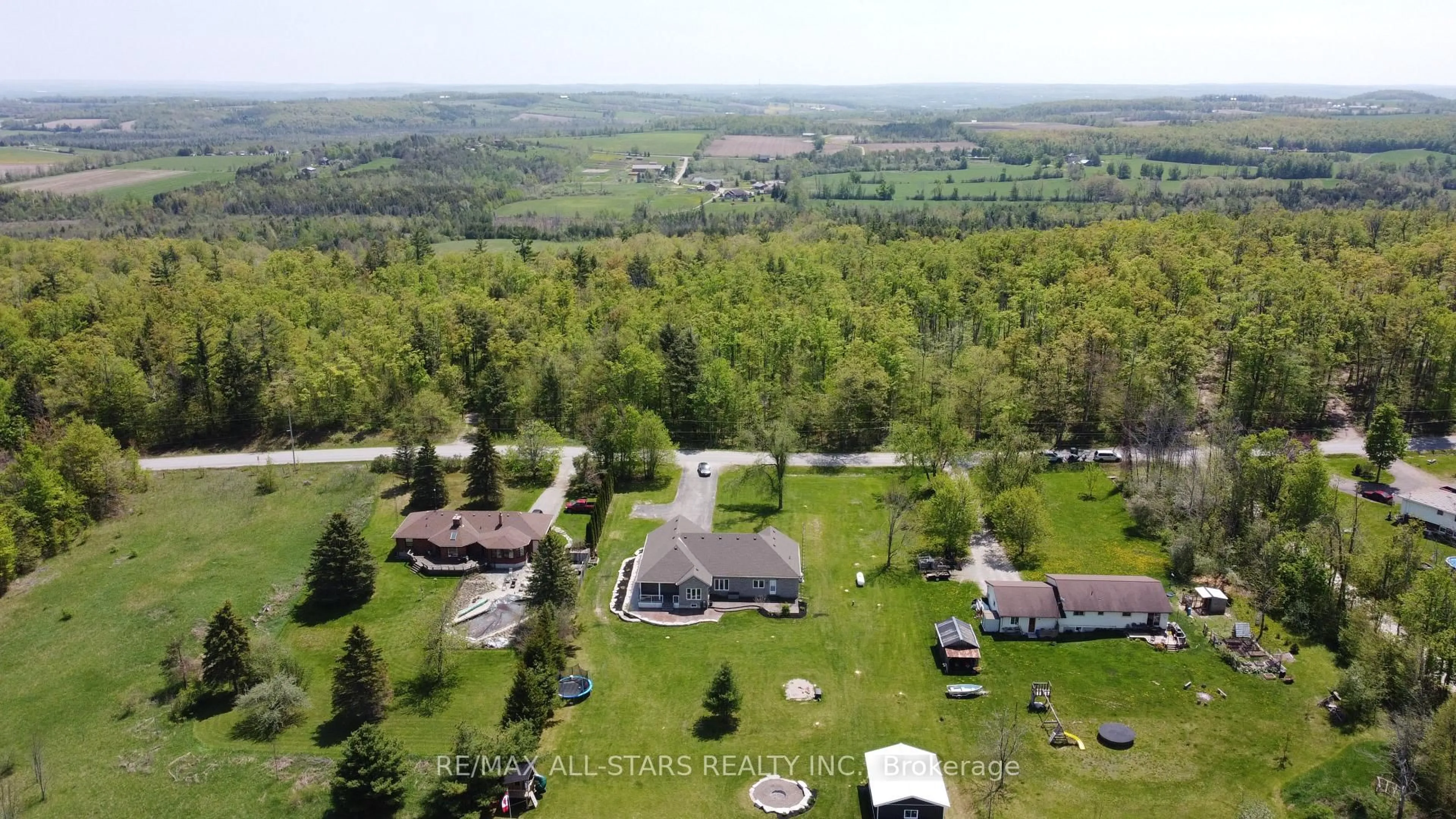 A pic from outside/outdoor area/front of a property/back of a property/a pic from drone, unknown for 664 BLAND Line, Cavan Monaghan Ontario L0A 1C0