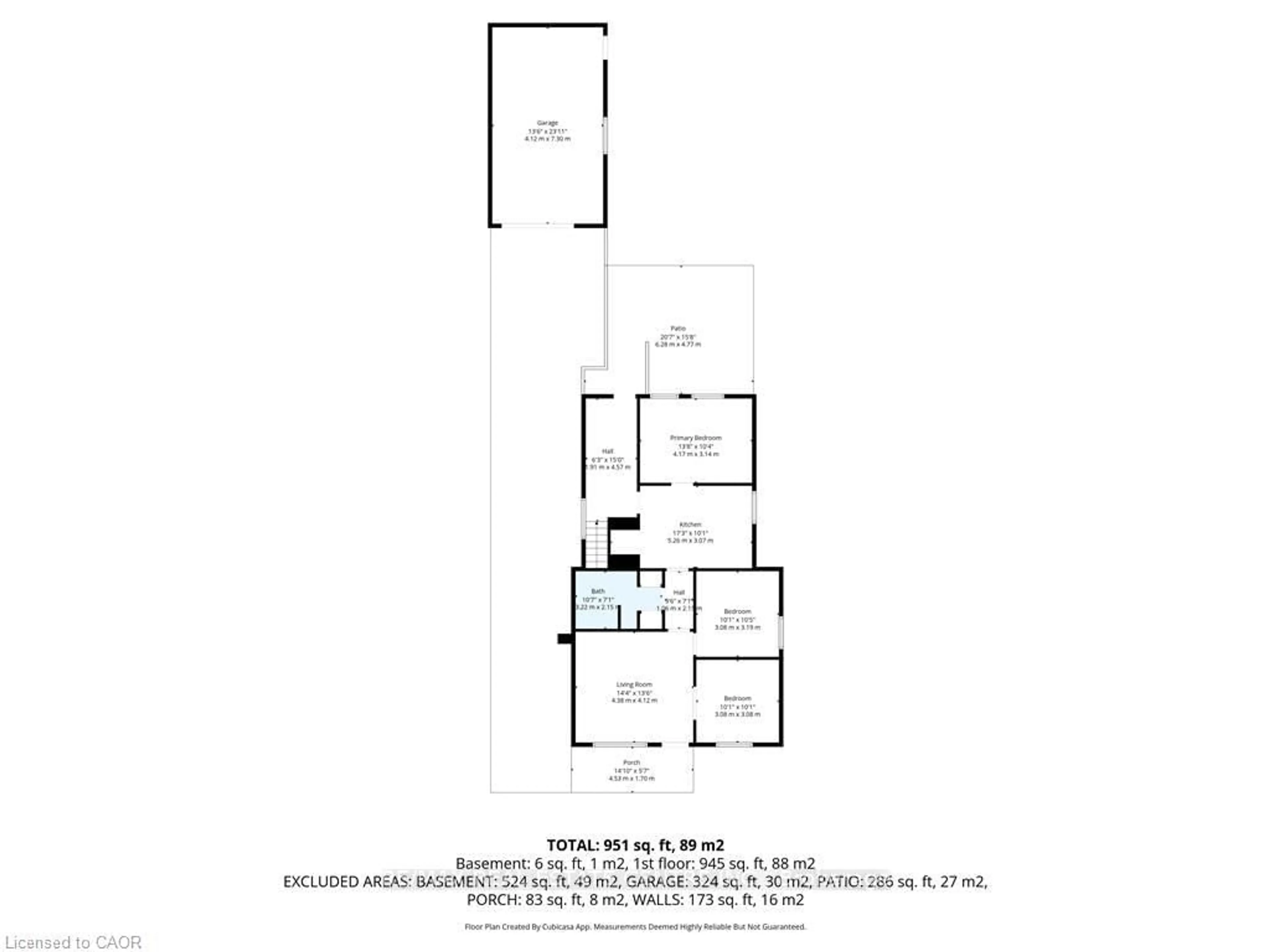 Floor plan for 25 Beverly St, Cambridge Ontario N1R 3Z4