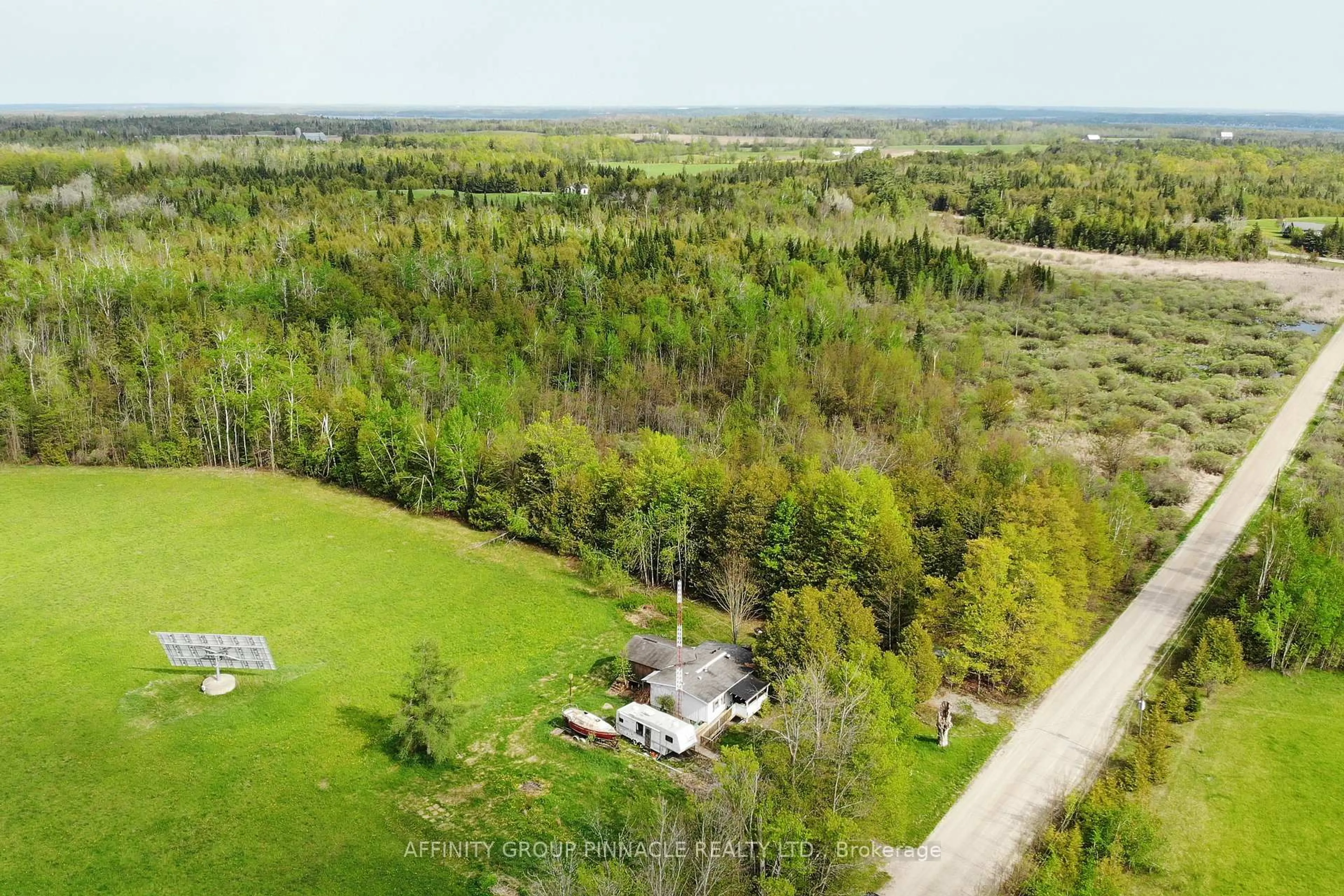 A pic from outside/outdoor area/front of a property/back of a property/a pic from drone, forest/trees view for 19 Patterson Rd, Kawartha Lakes Ontario K0M 1N0