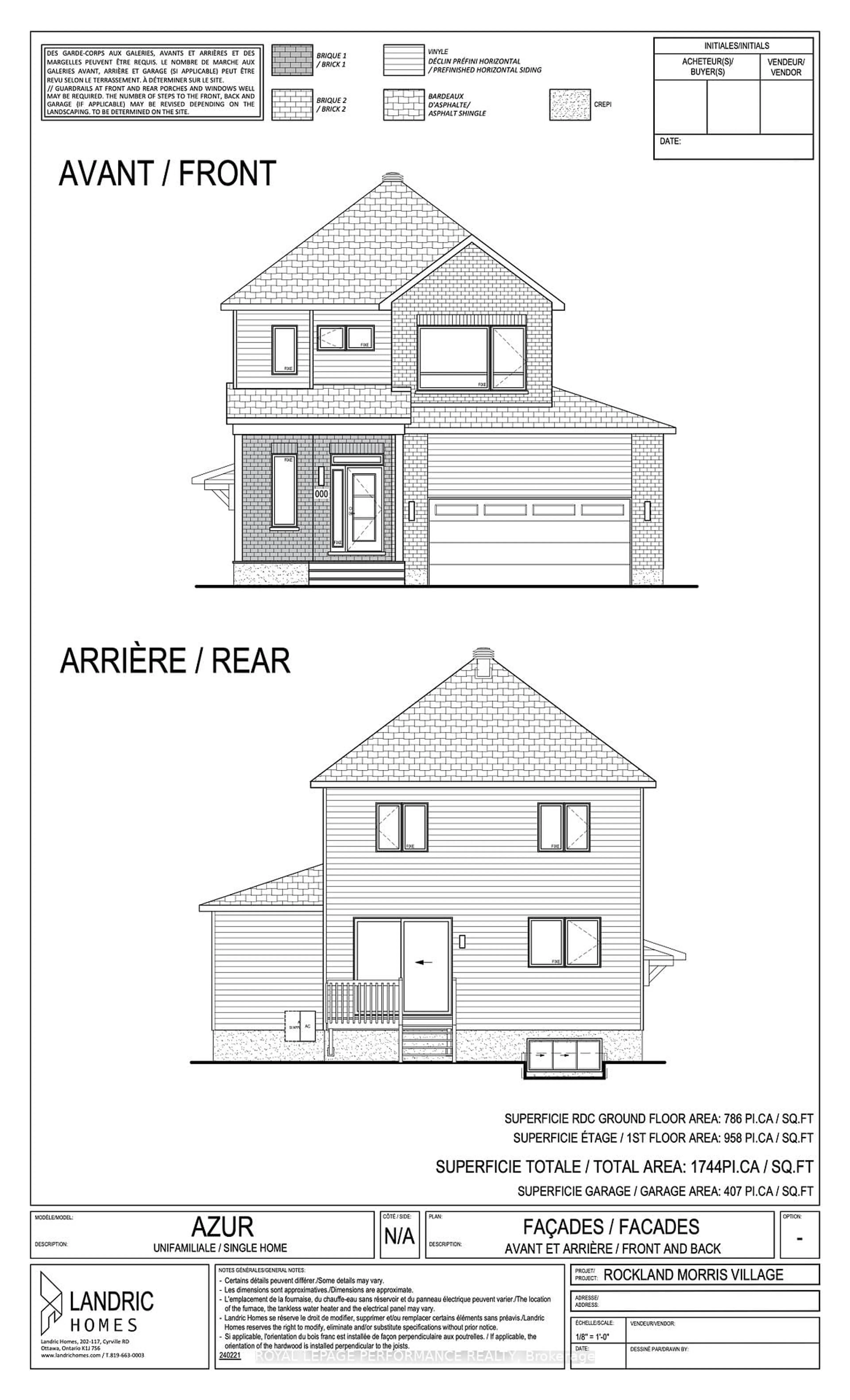 Floor plan for 98 Rutile St, Clarence-Rockland Ontario K4K 0M6